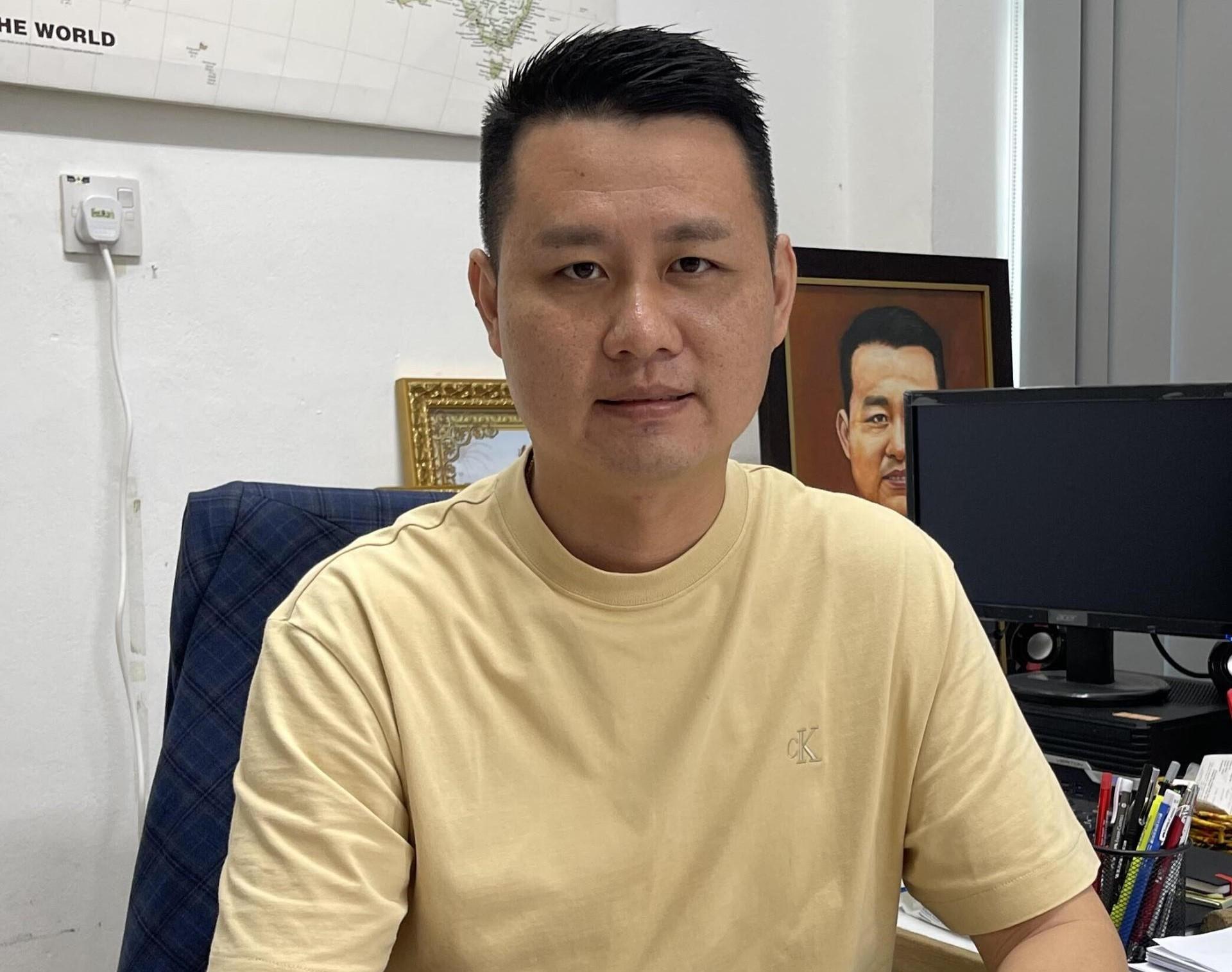砂希望联盟兼行动党秘书林思健律师。
