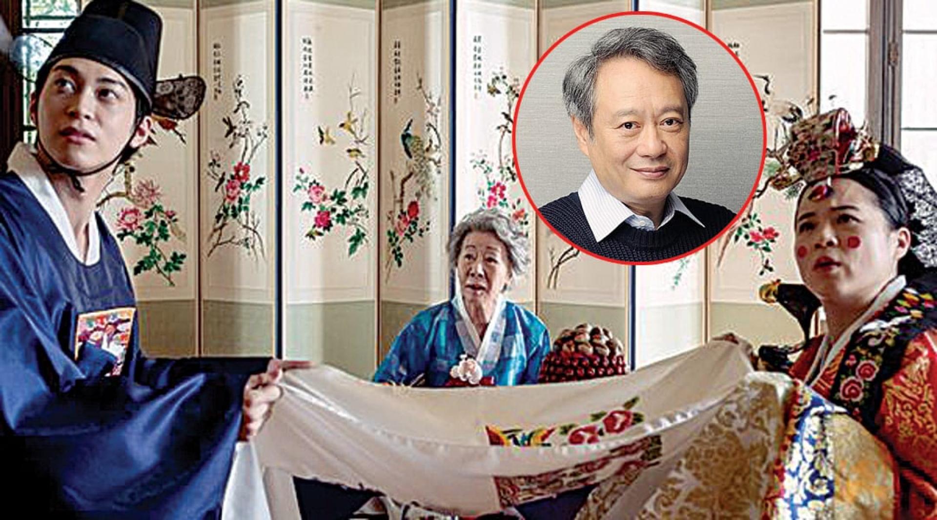 尹汝贞在《囍宴》中，饰演突然飞到探访孙子，而导致场面彻底失控的韩国奶奶。