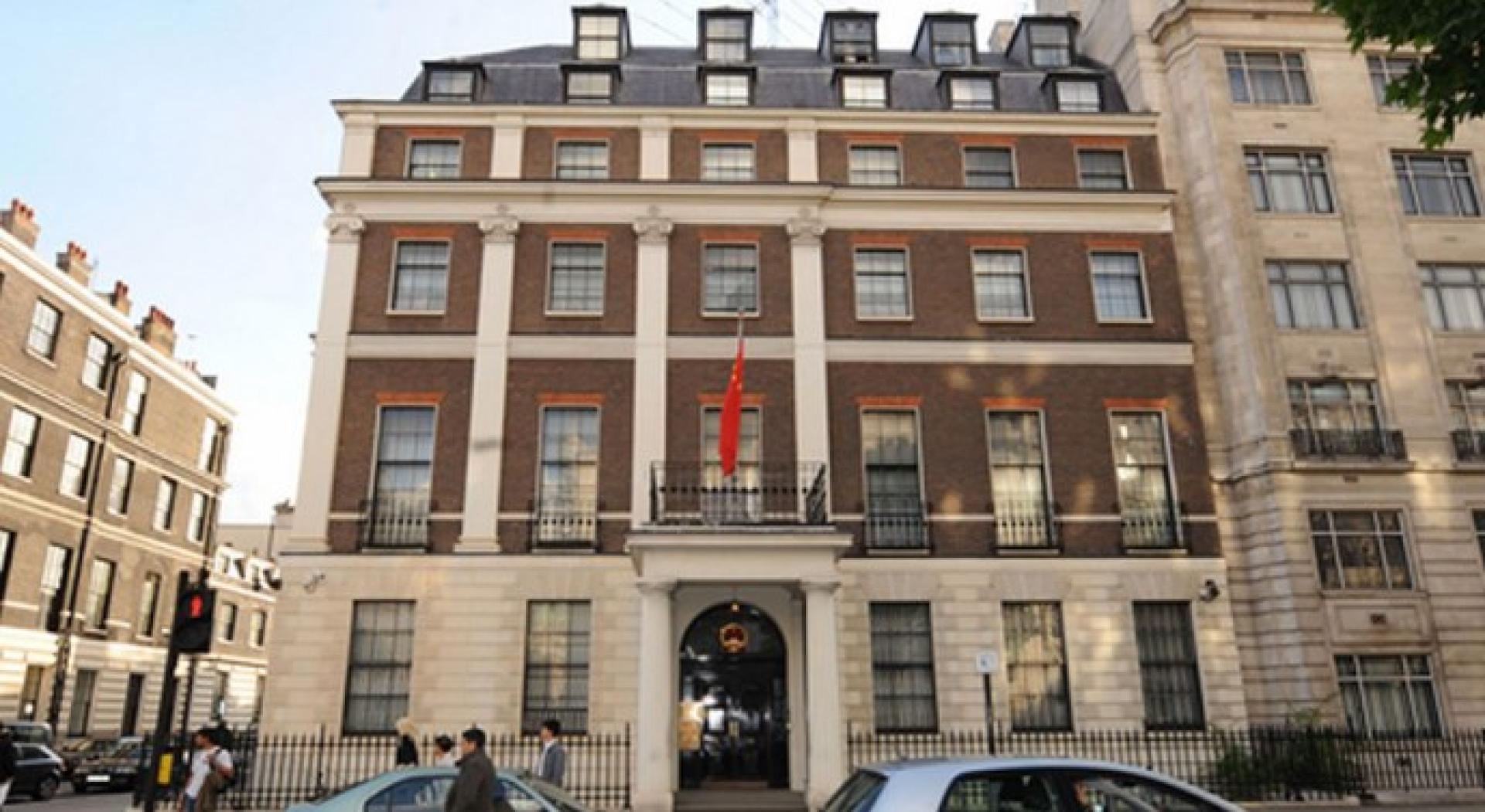 中国驻英国大使馆（图）发言人称，英国议会下议院通过涉台动议，无法改变“中国必须统一”的前景。