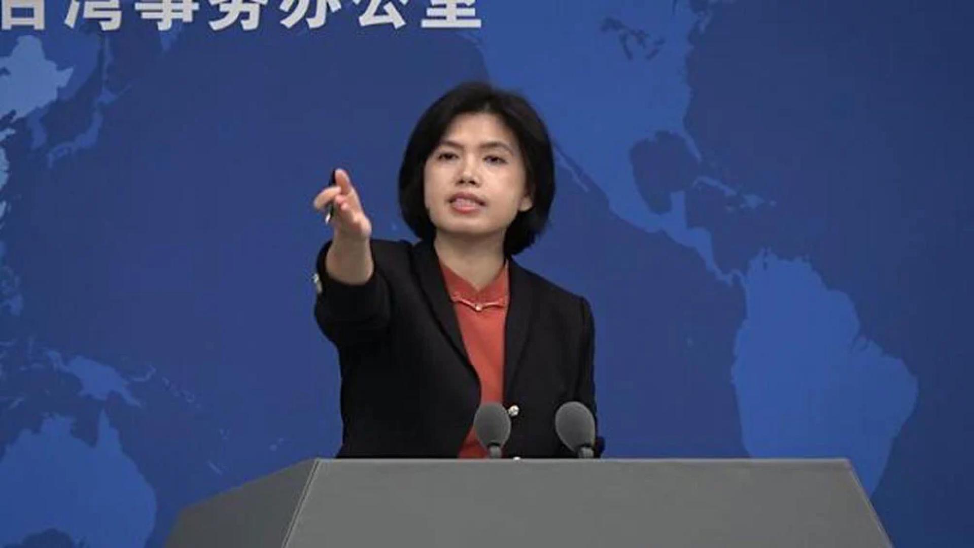 国台办发言人朱凤莲。