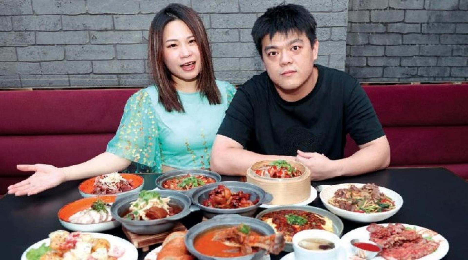 符琼音和老公小陈分别担任餐酒馆的舞台总监和行政主厨。