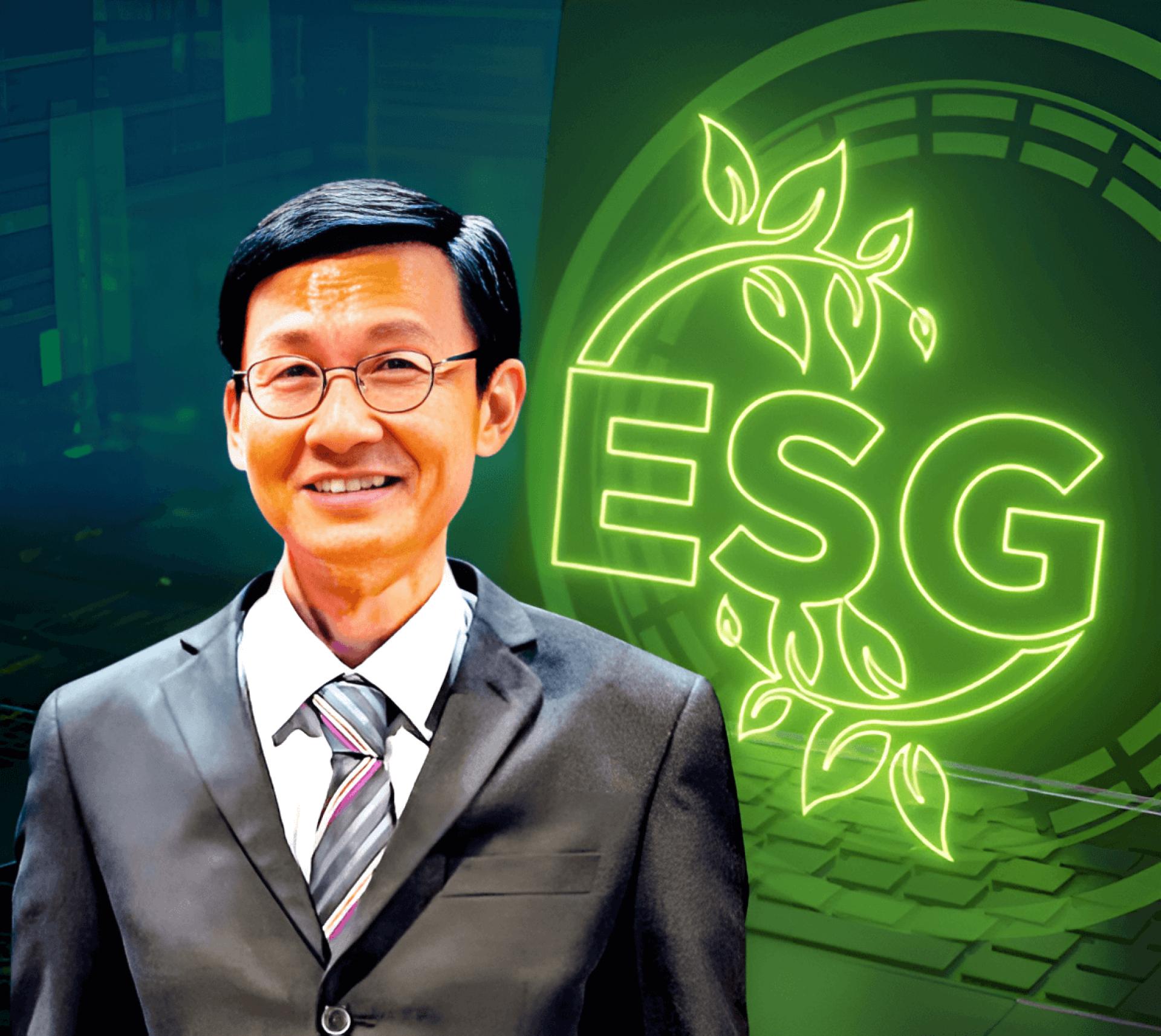 张家进得益于他在拉曼学院学到的技能和学历，如今已是ESG领域的领军人物。
