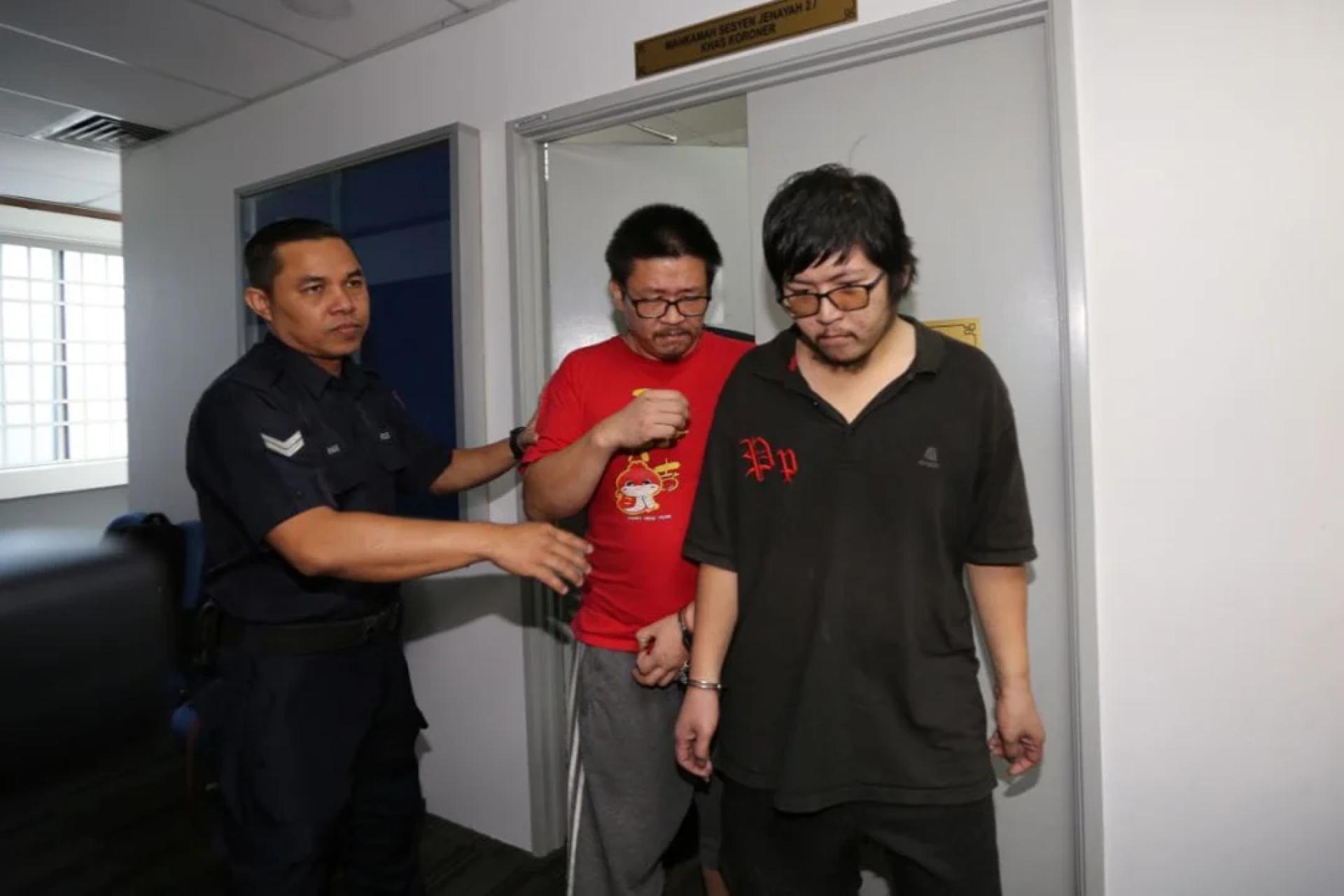 本地和台湾籍男子一同被带到怡保法庭面对纵火提控。