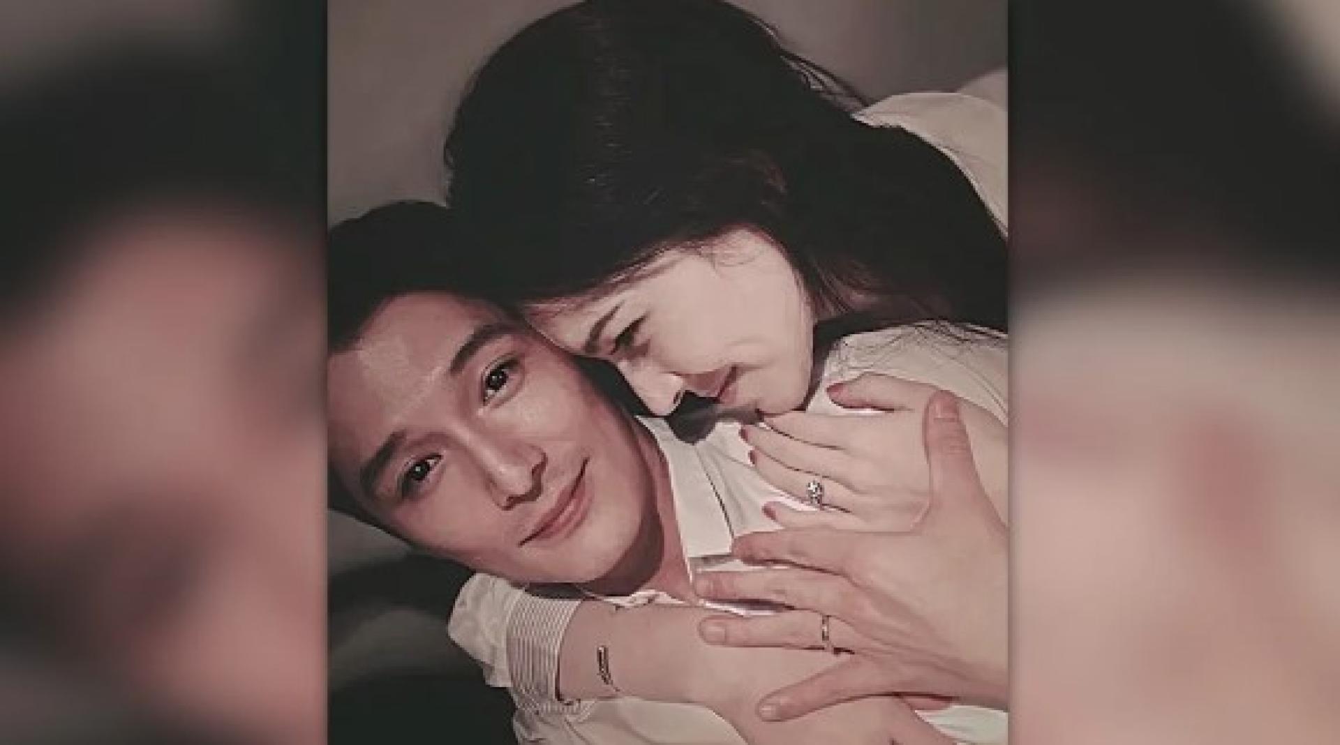 许玮甯和邱泽结婚3年多将喜迎第一个宝宝。