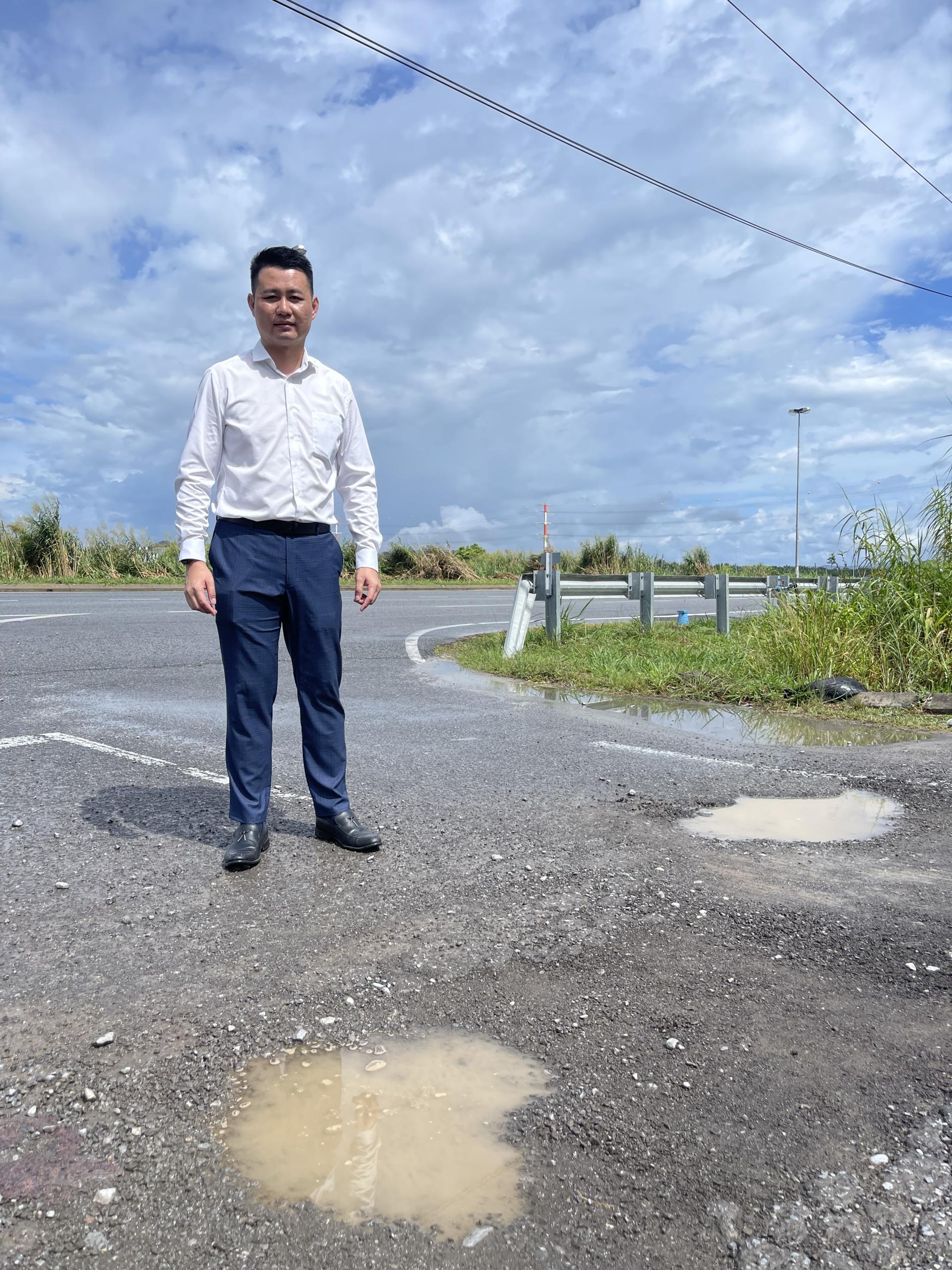 砂行动党秘书林思健两周前接获业者投诉后已经前往勘查情况，并提交当局处理，但是两周时间已过，当局缺无动于衷。