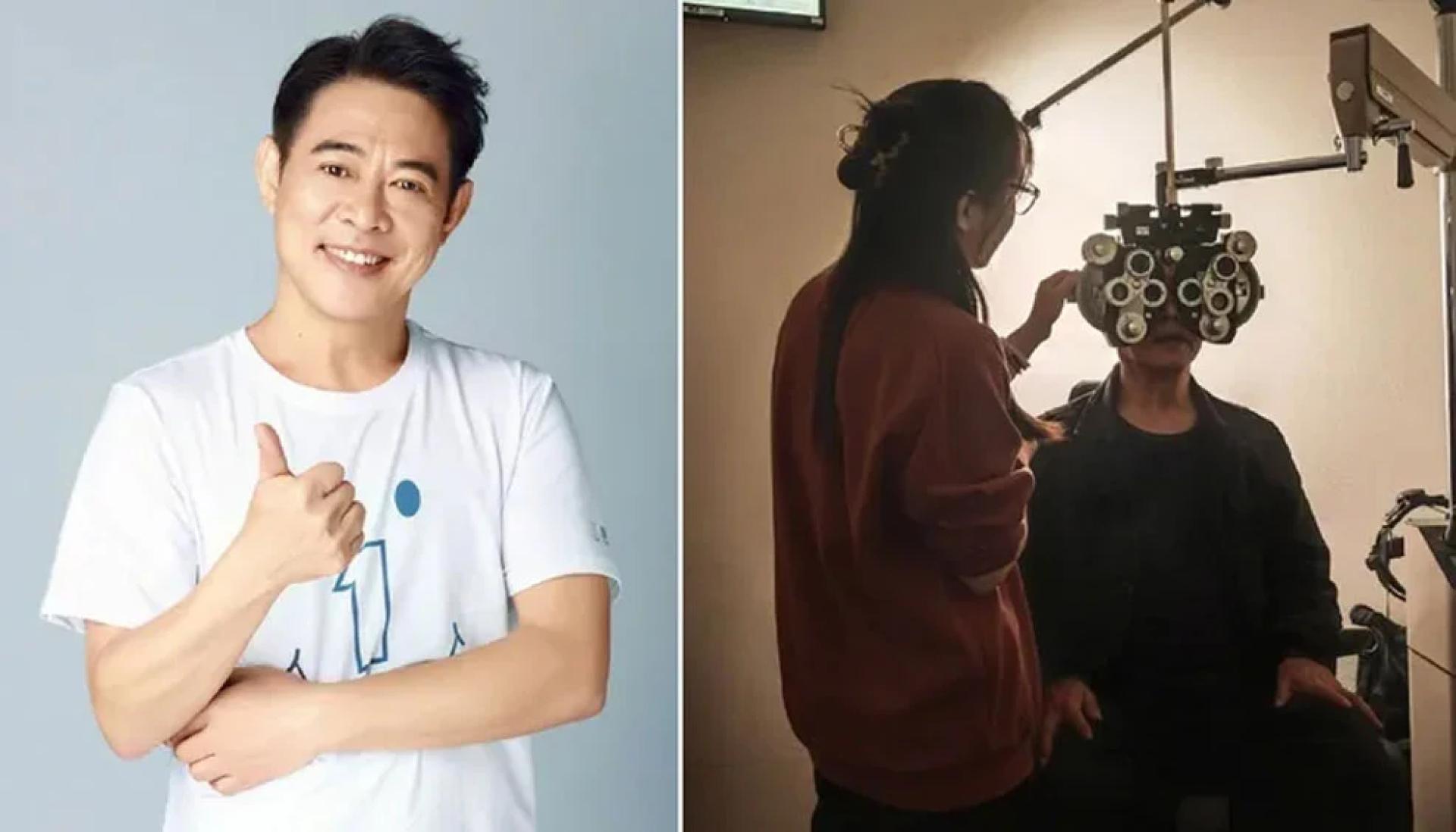 李连杰难得秀出与二女儿互动照。