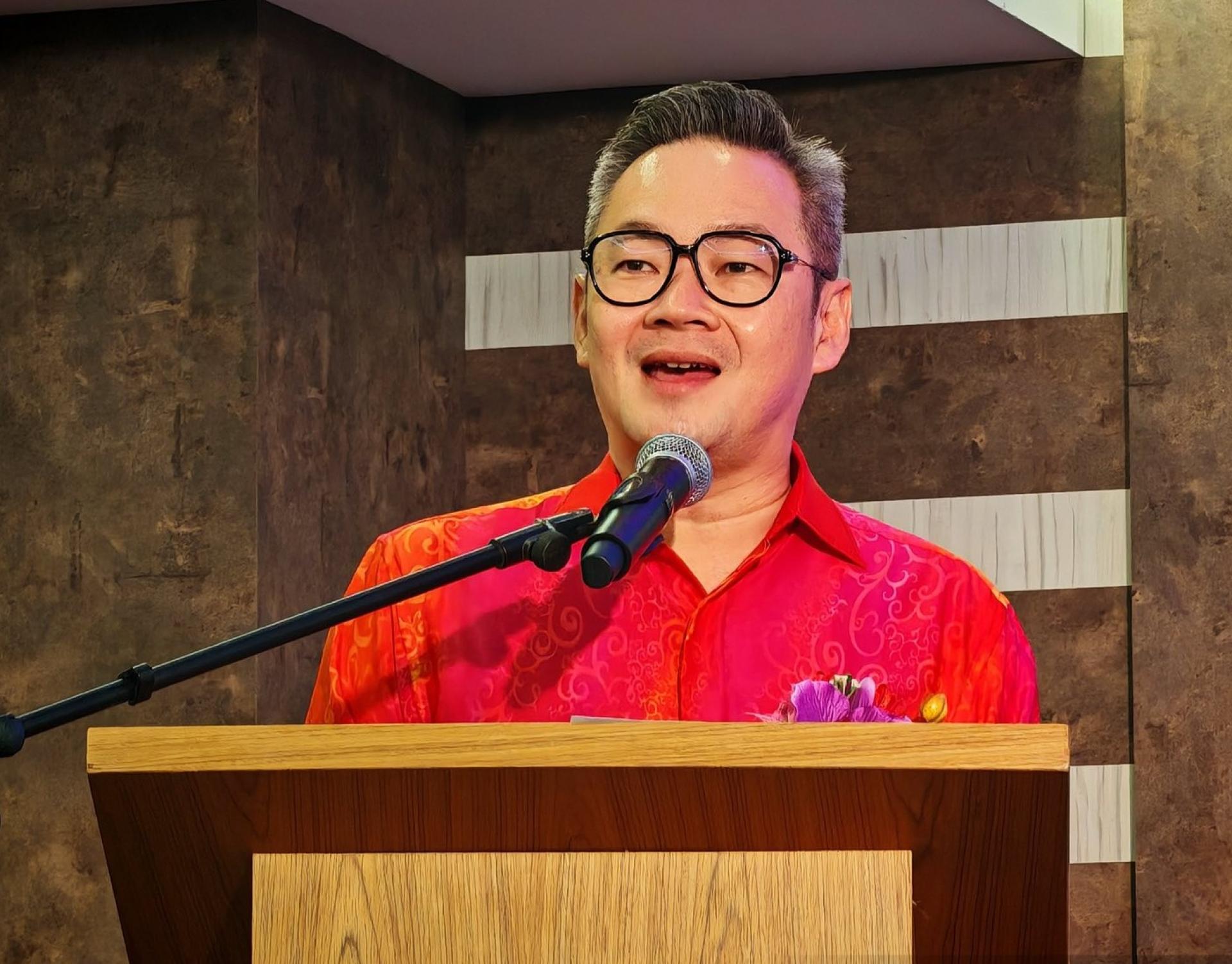拿督程明智发言一瞥。
