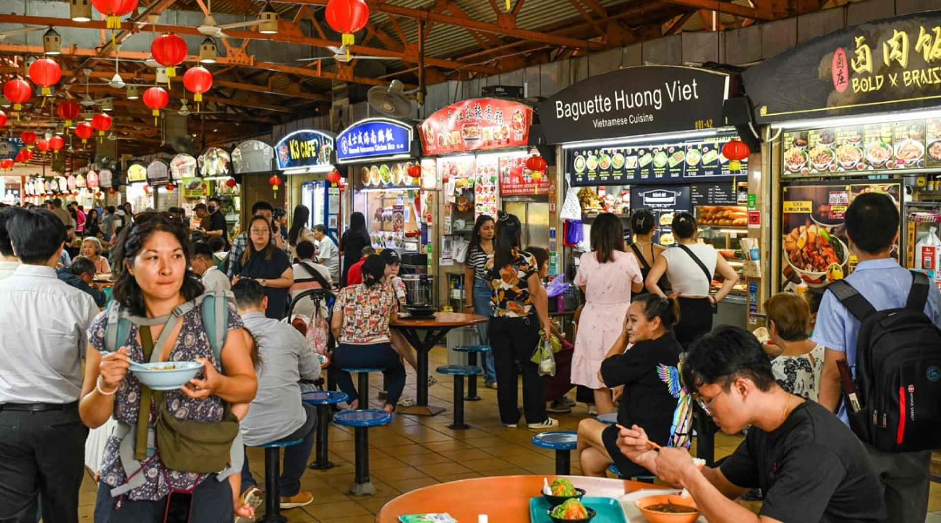 邻里购物券，其中一半可以在小贩中心和邻里商店使用。