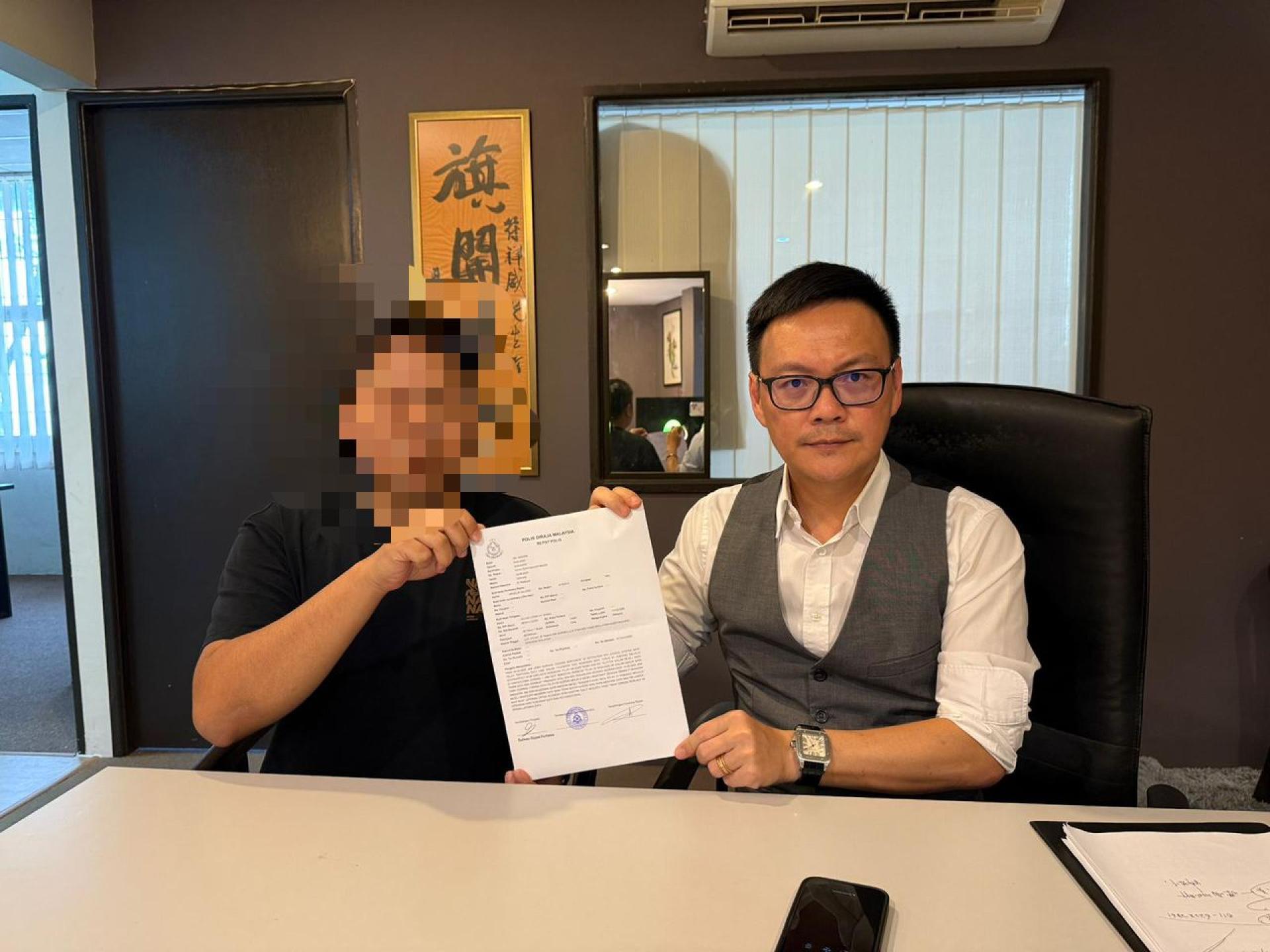 事主需求符祥威（右）的帮忙。