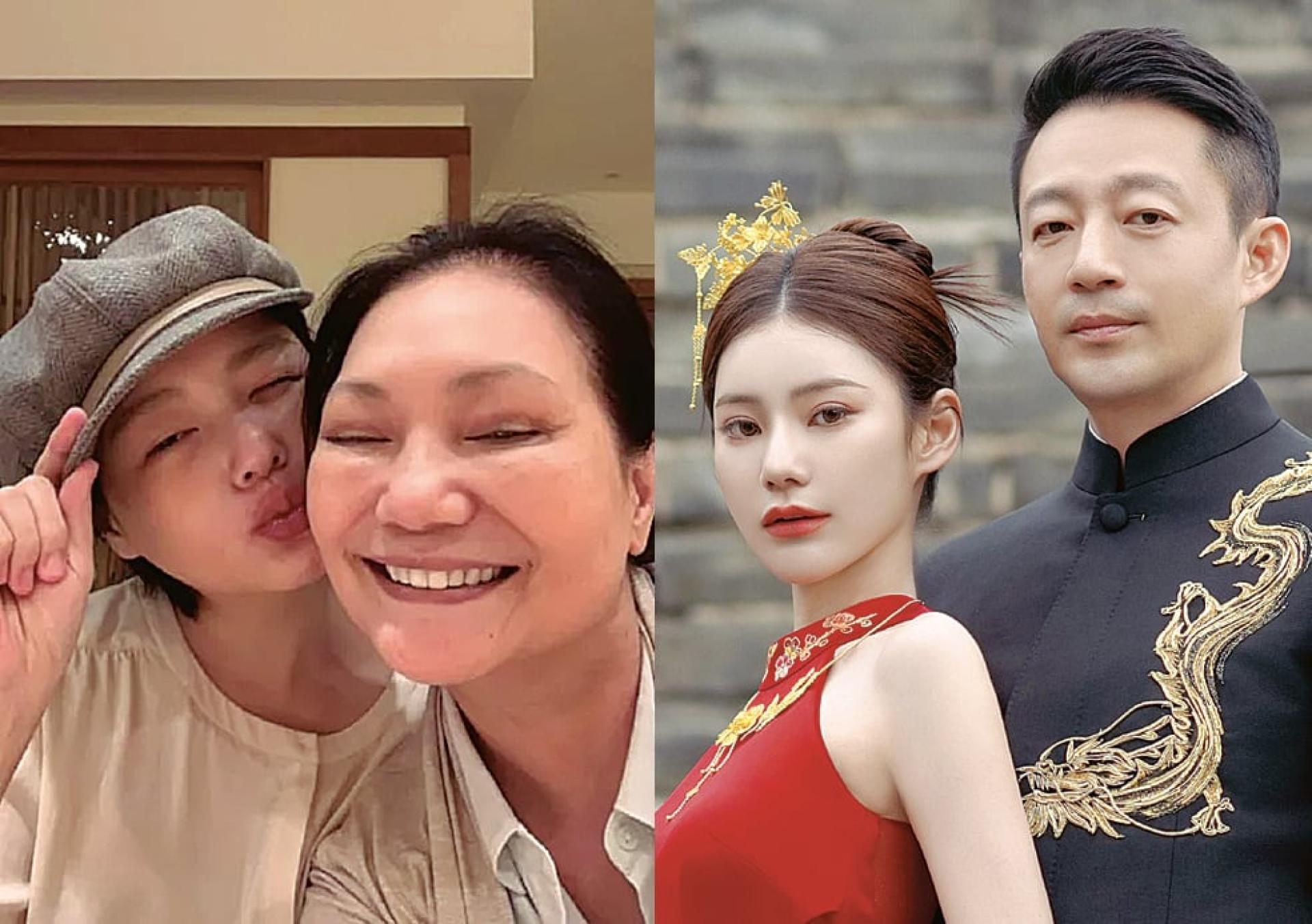 大S（左图起）过世后，S妈和前女婿汪小菲之间暗潮汹涌。