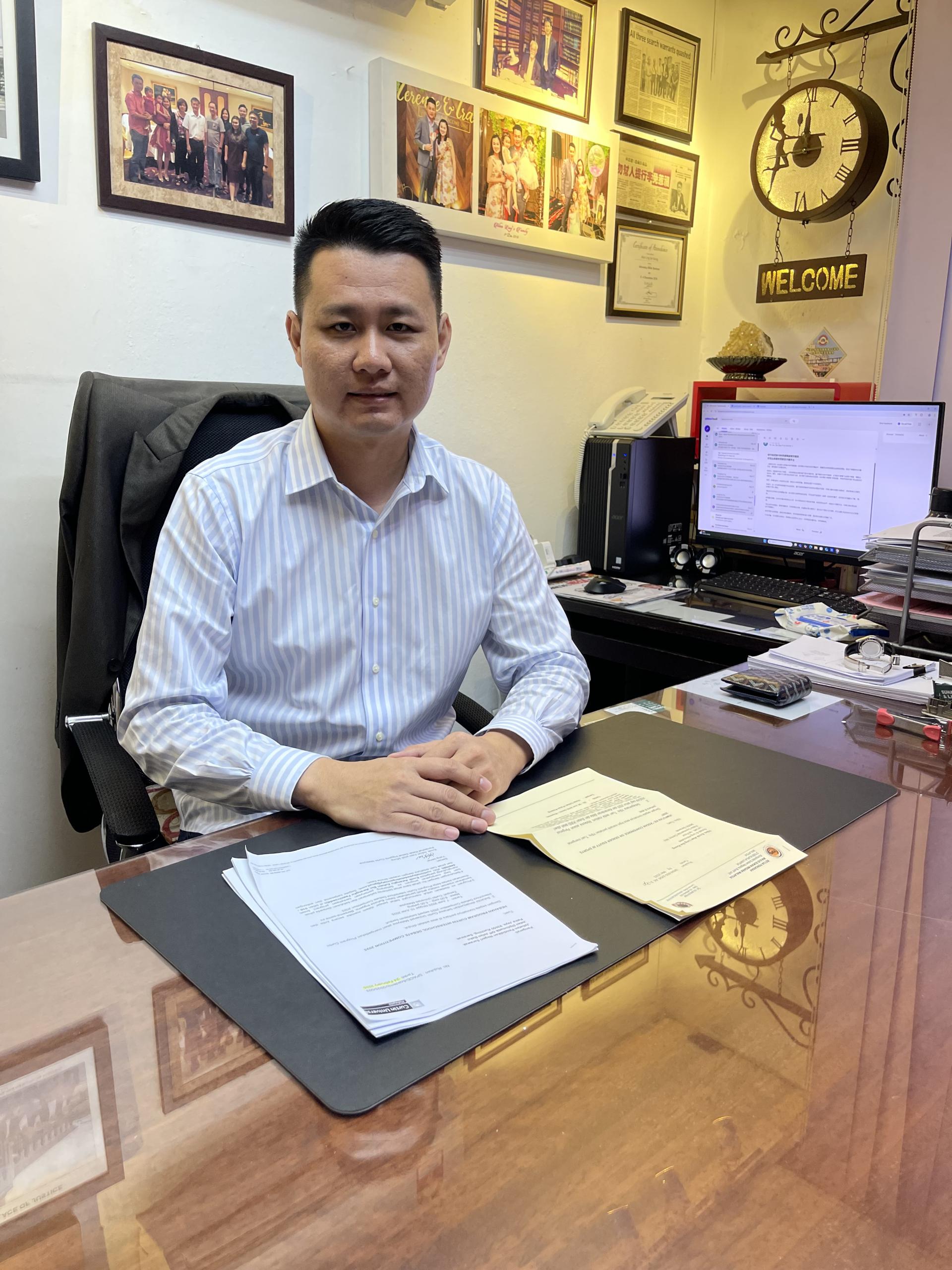 砂行动党秘书林思健律师提醒民众提防诈骗分子通过各式各样情节来行骗。