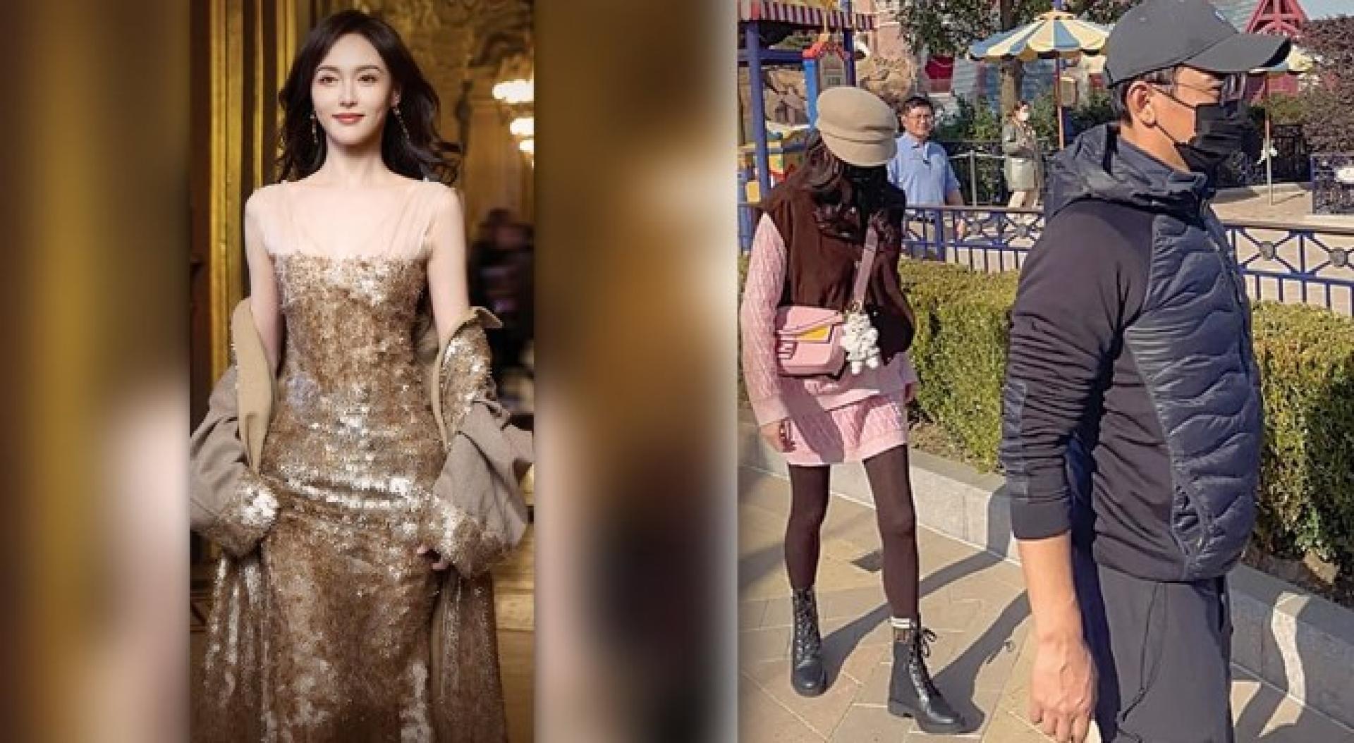 唐嫣趁空与罗晋带女儿去迪士尼乐园玩，夫妻同框破除婚变传闻，但两人私服品味被网友吐槽。（左）唐嫣获封时尚icon还是时装周常客，私服品味却吓坏网友。