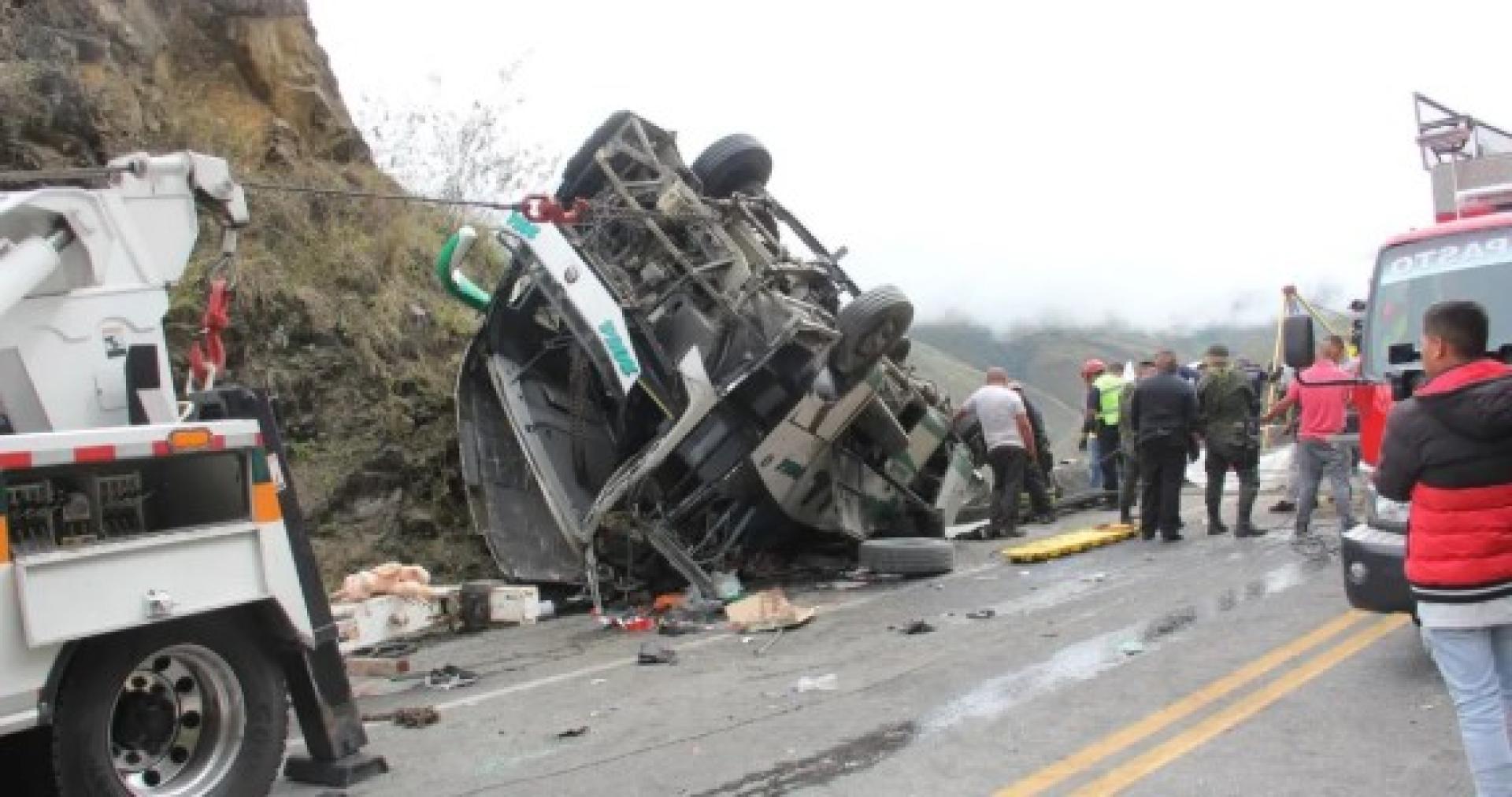 哥伦比亚道路交通事故频发，2024年平均每天有22人死于车祸。（档案照）