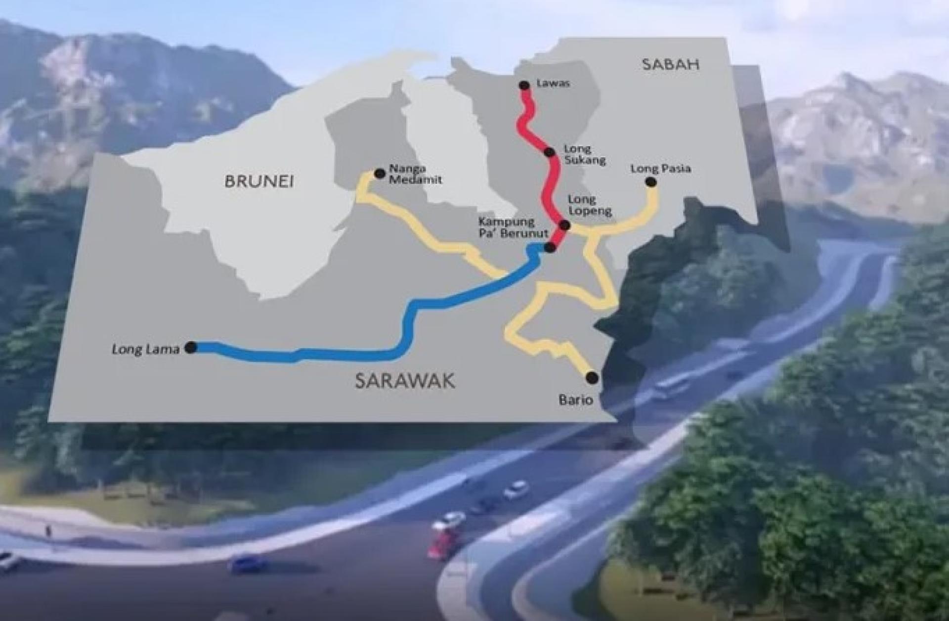 砂沙联通道路项目。图片取自亚历山大南达林奇社交媒体页面。