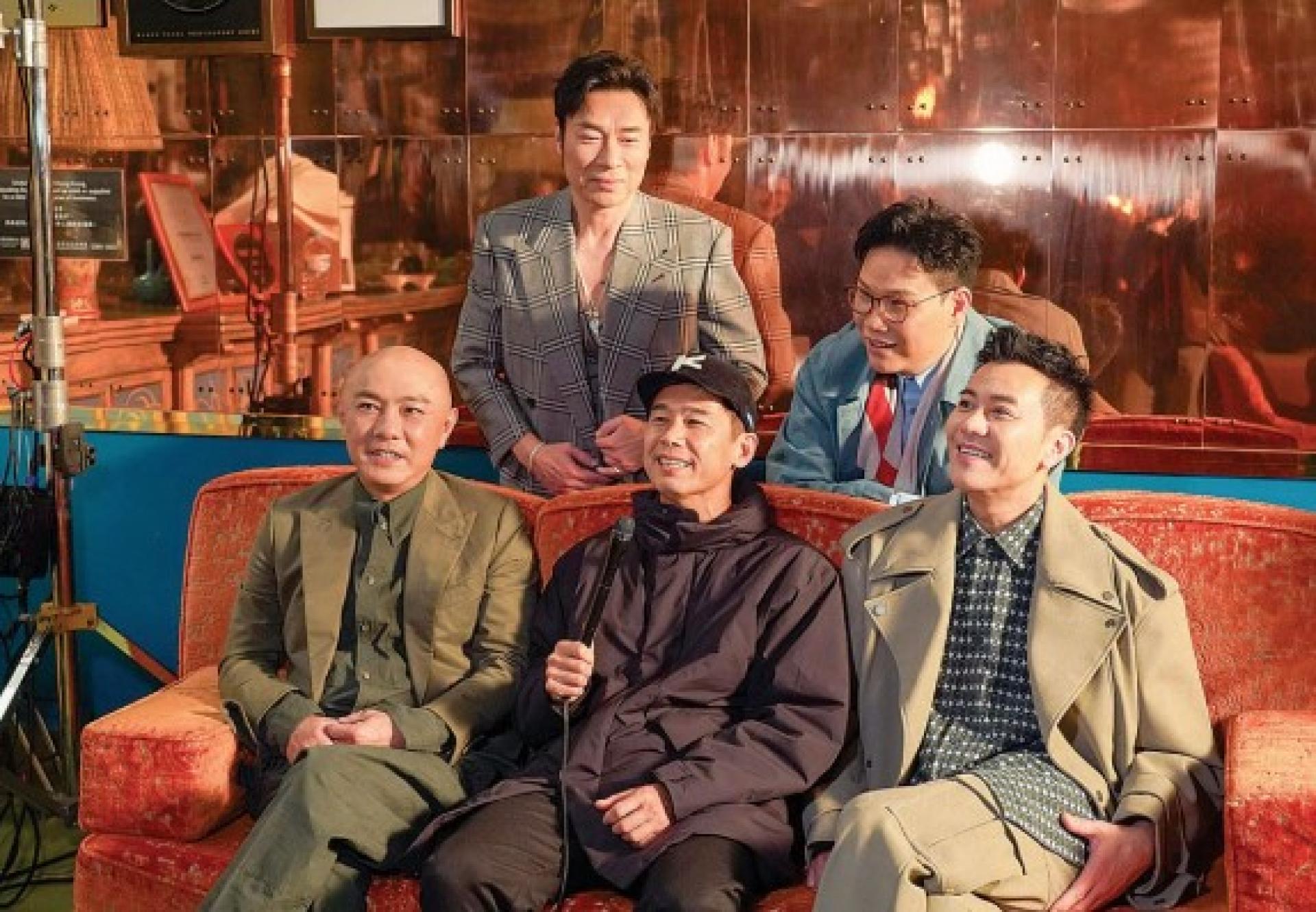 BIG FOUR演唱会海报重金礼聘林海峰（前排中）担任创意大脑。