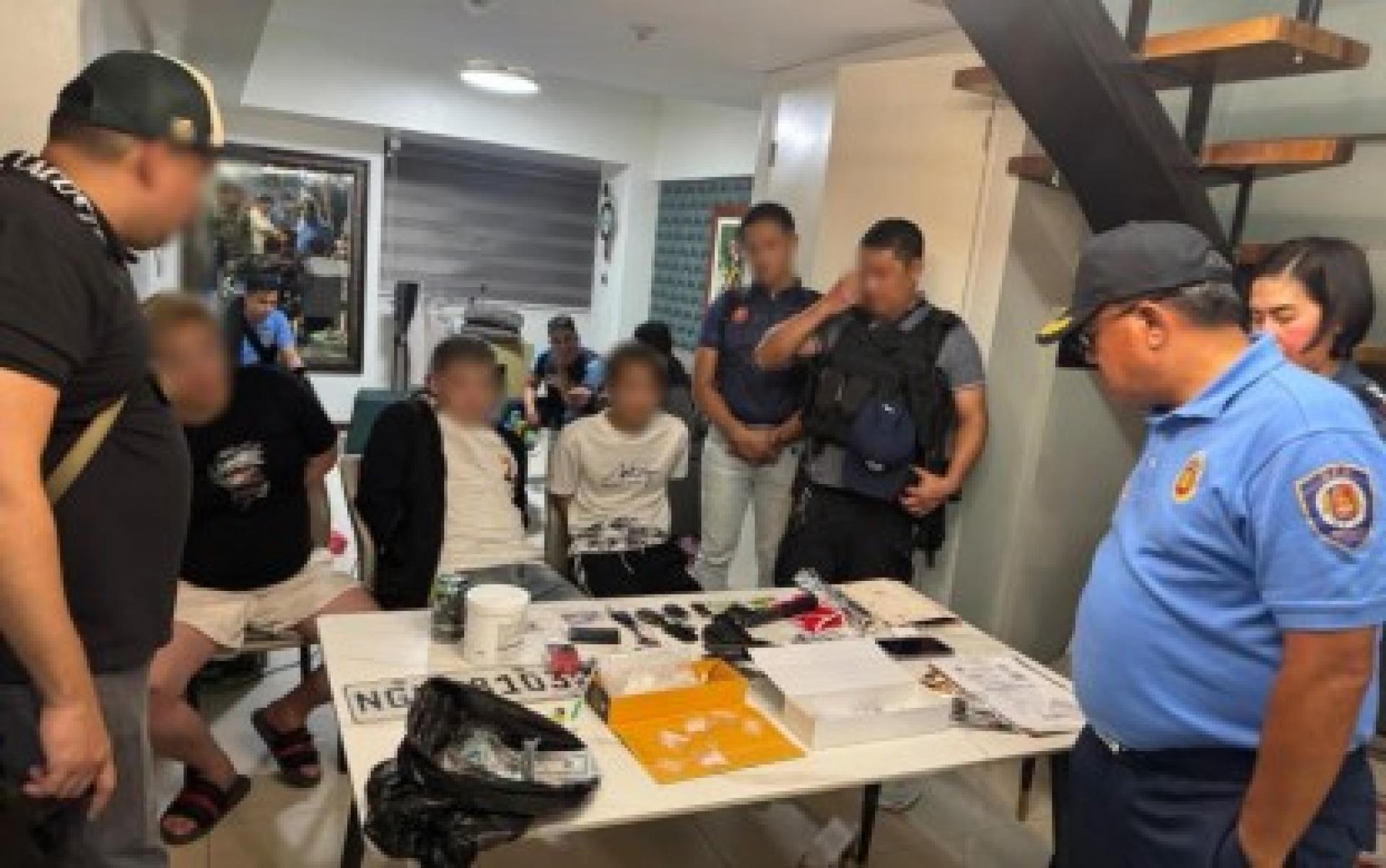 菲律宾南警区与马卡蒂市警方周五在圣洛伦索社区展开联合行动，拘捕三名涉嫌经济犯罪的中国籍人员。