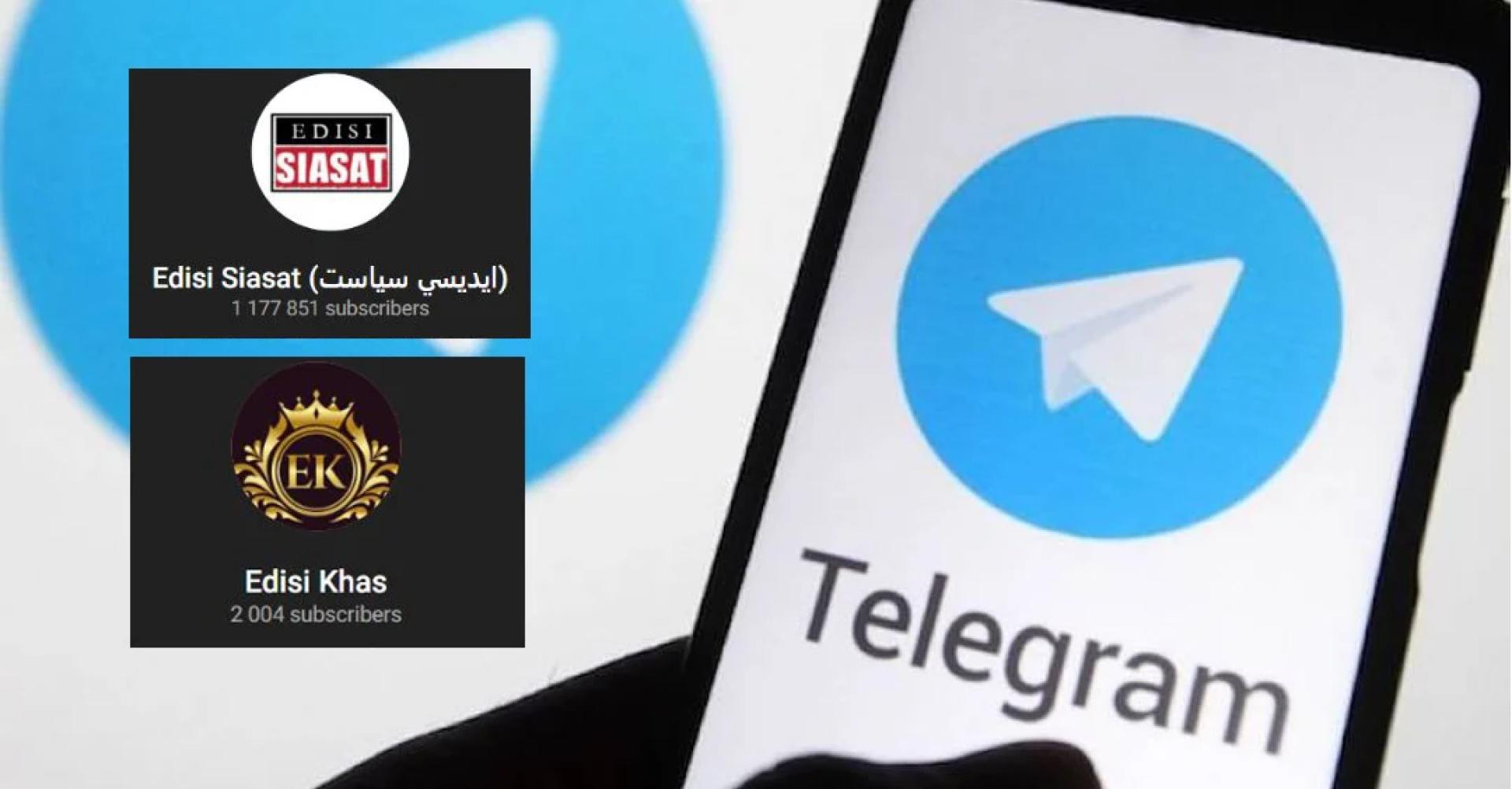通讯委会已经鉴定Telegram的 “Edisi Siasat” 与“Edisi Khas”两个频道，散播出可能会损害人们对国家公共机构的信任，以及影响公共秩序的内容，因此决定提起诉讼。
