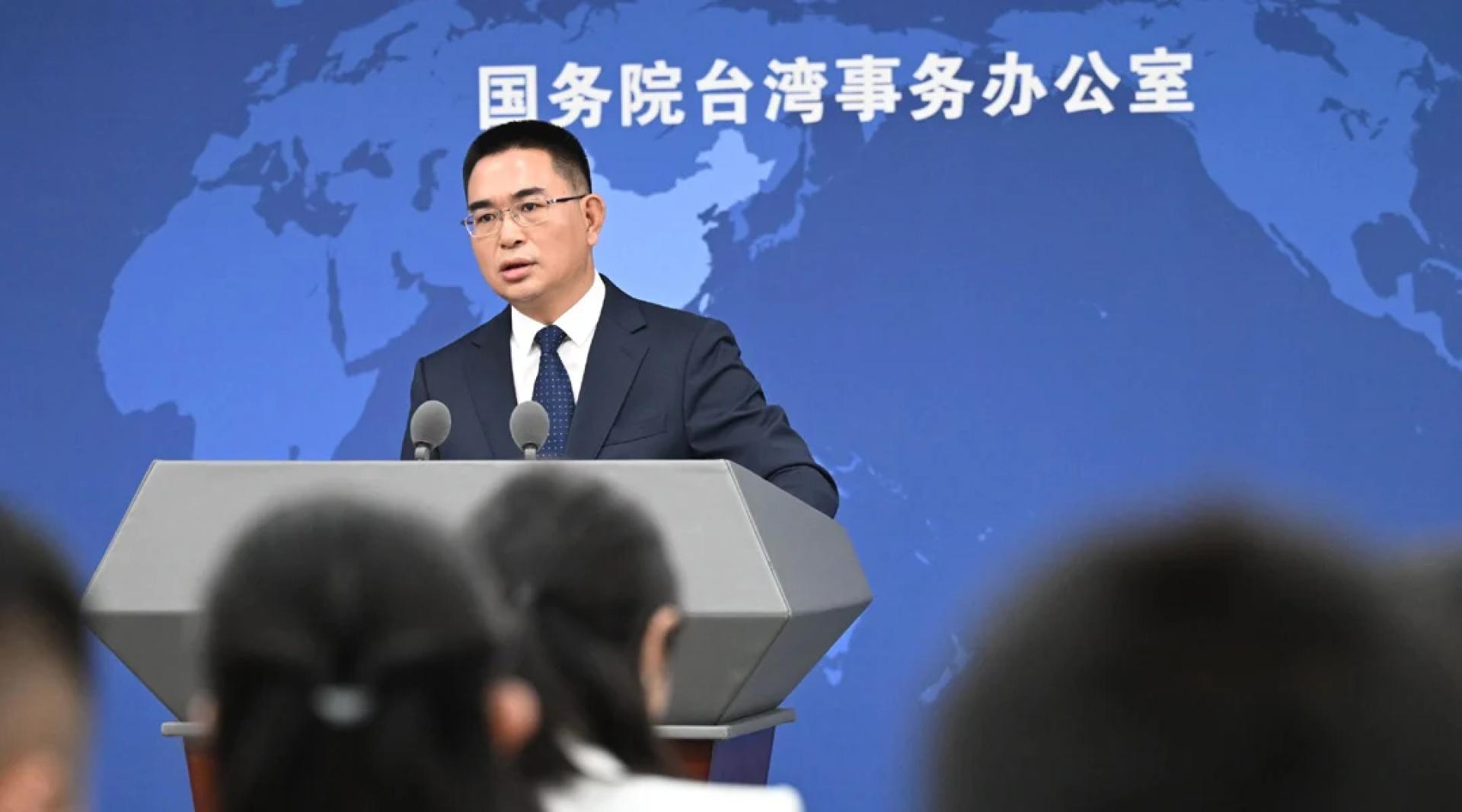 国台办发言人陈斌华称，赖清德22日的讲话充斥著谎言与欺骗、敌意与挑衅。