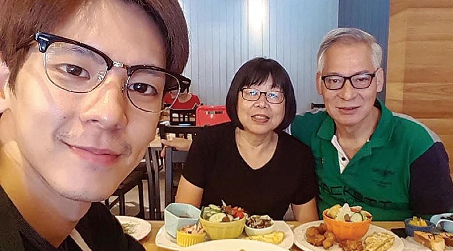 林柏宏（左起）因父亲欠兄弟巨债家丑掀出。