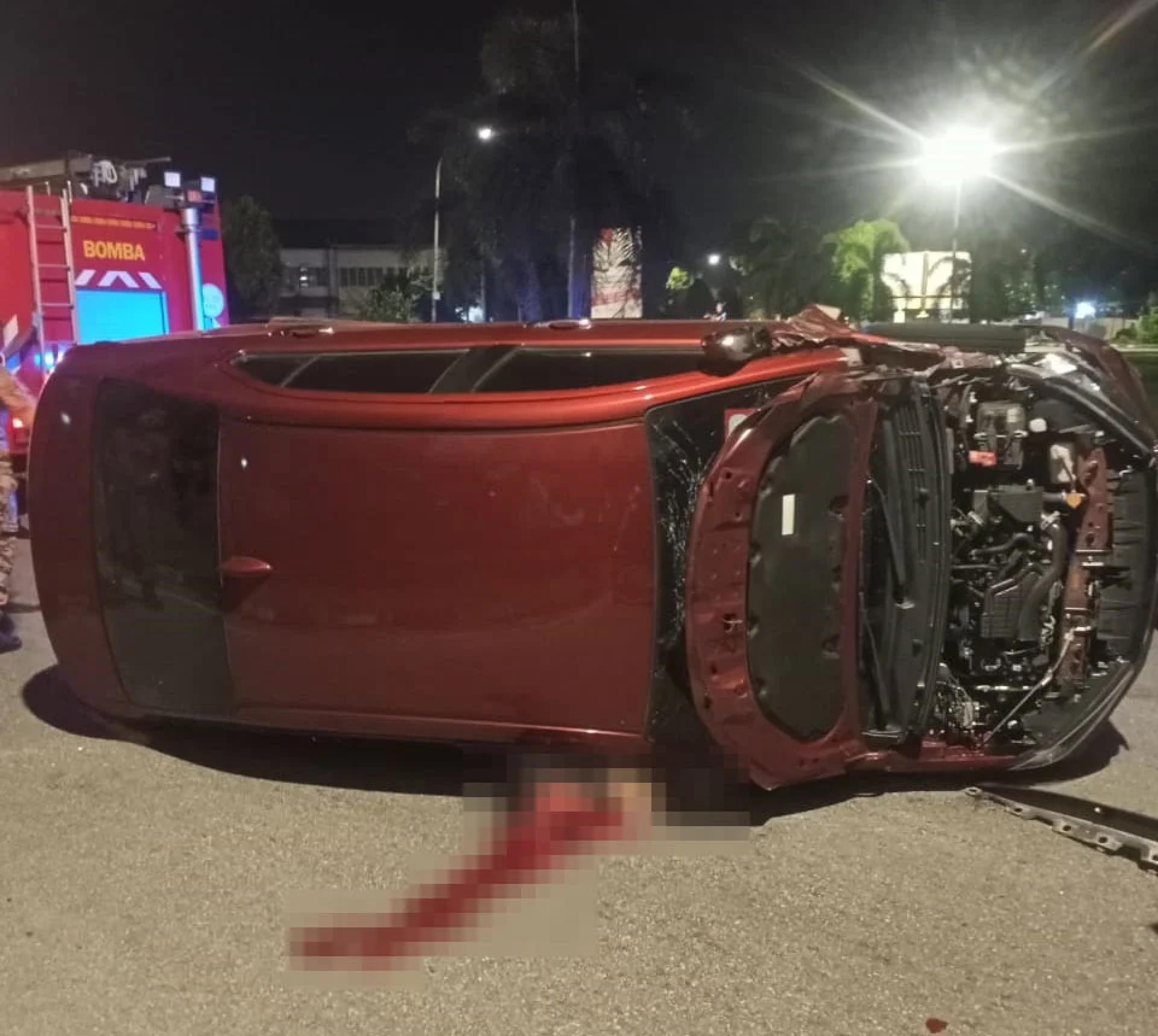 男子不幸当场死亡。（消拯局供图）