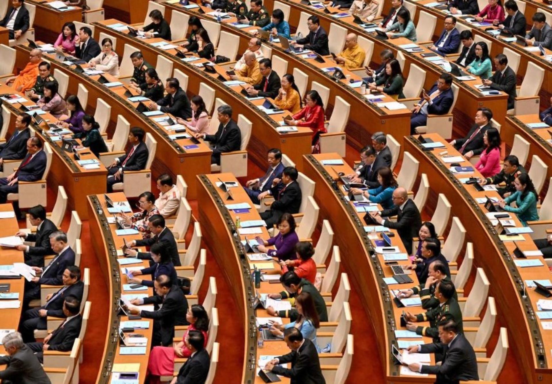 越南国会星期三（6月25日）一致通过《刑法》修正案，自7月1日起将八项罪名废除死刑。 （档案照）