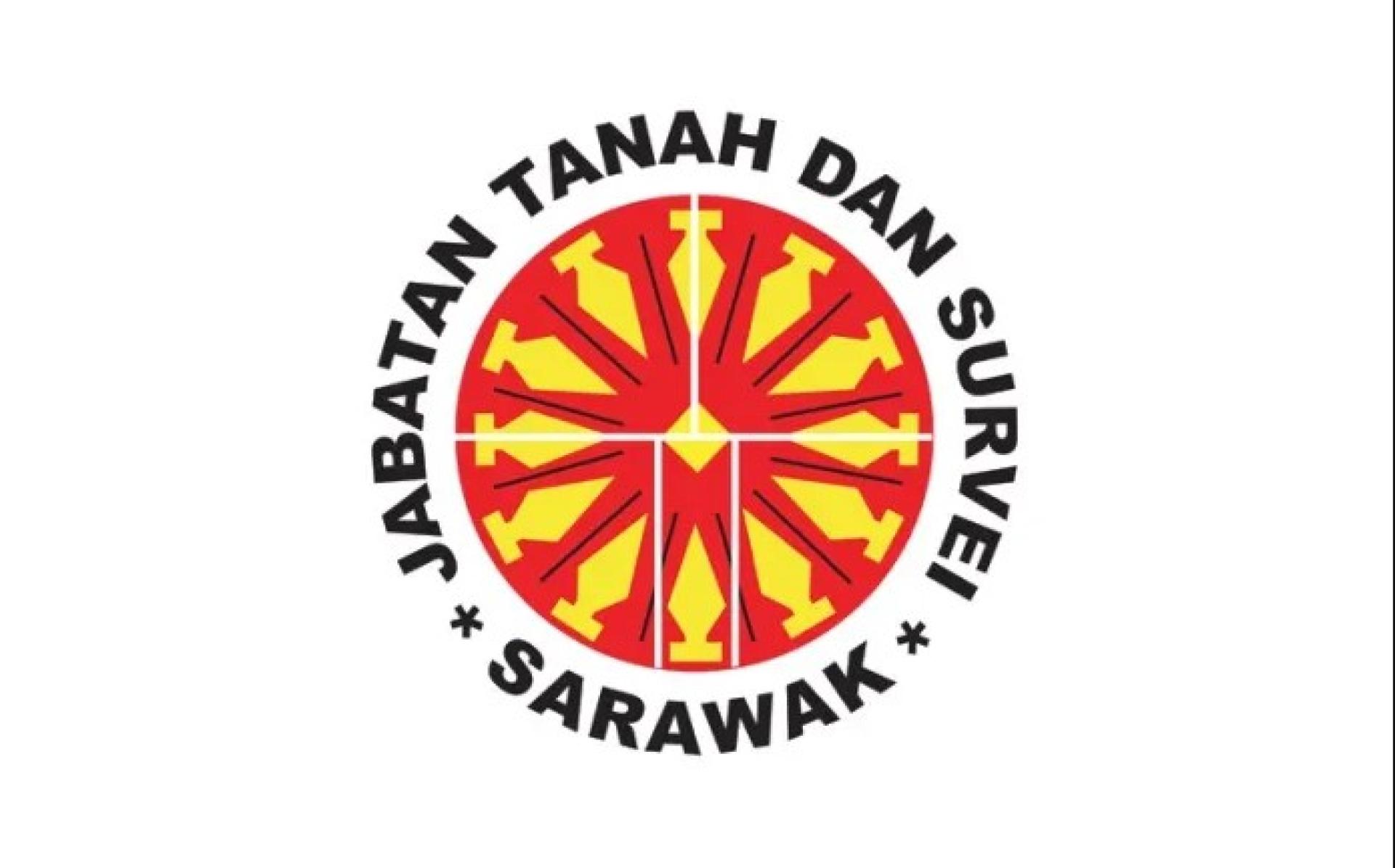 砂拉越土地与测量局（JTS）标志。