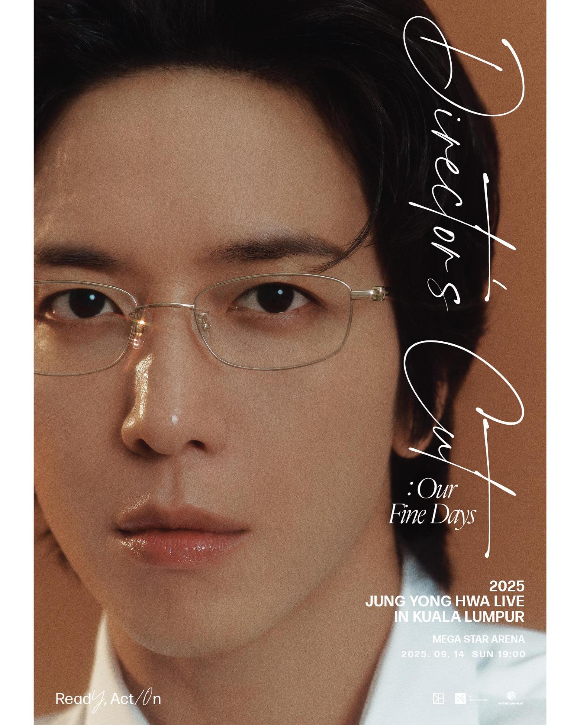 郑容和将于9月14日在吉隆坡Mega Star Arena举办个人演唱会。