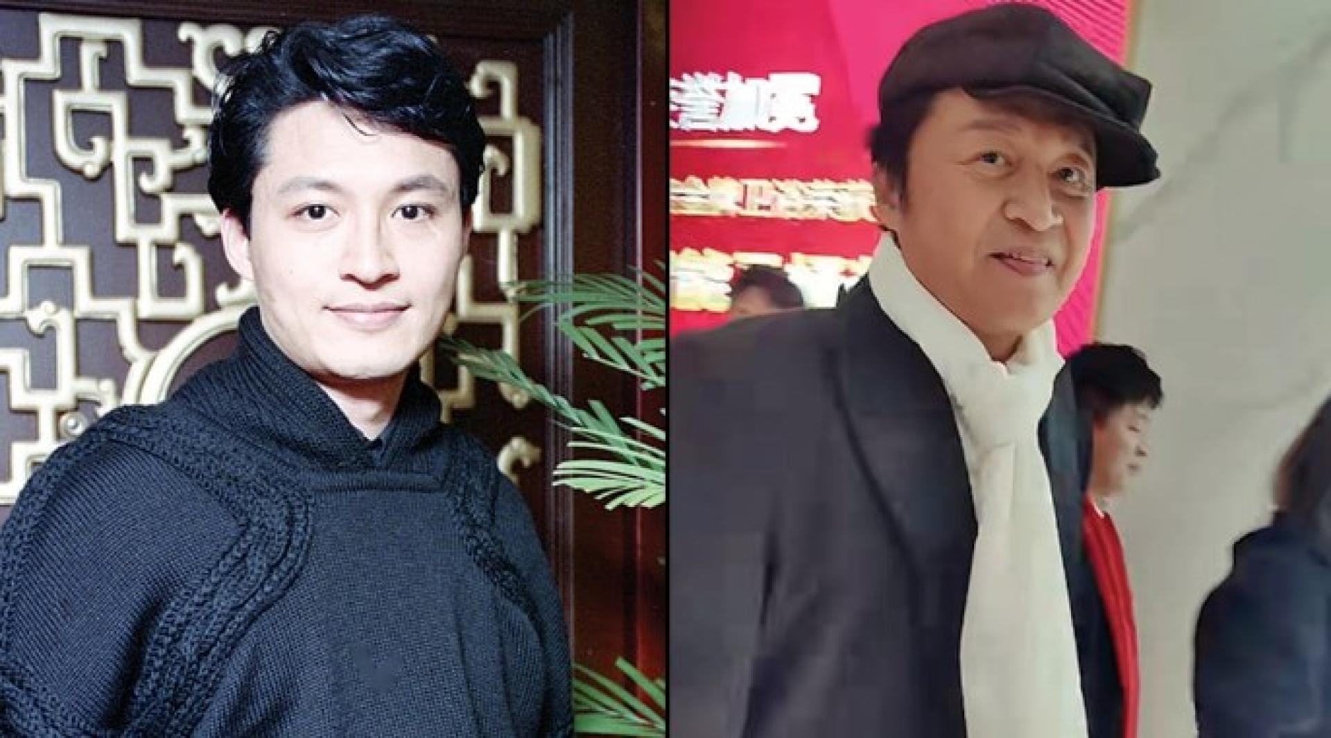 （左）马景涛年轻时为琼瑶剧御用小生。（右）62岁马景涛近照曝光。