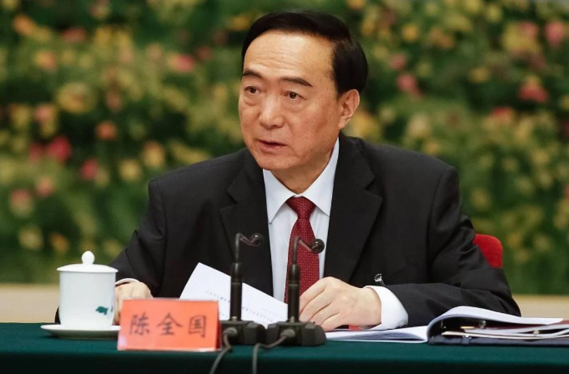 被加拿大制裁的中国官员，包括新疆前党委书记陈全国。