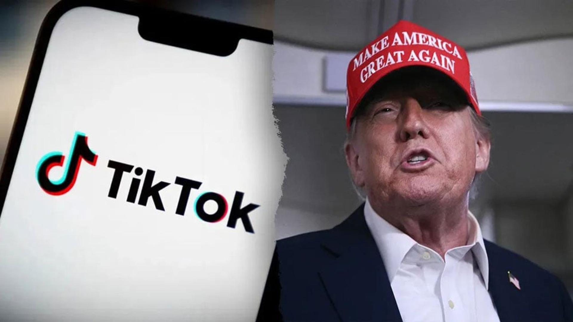 美国总统特朗普在TikTok首条视频中说：“我是你们的声音。”