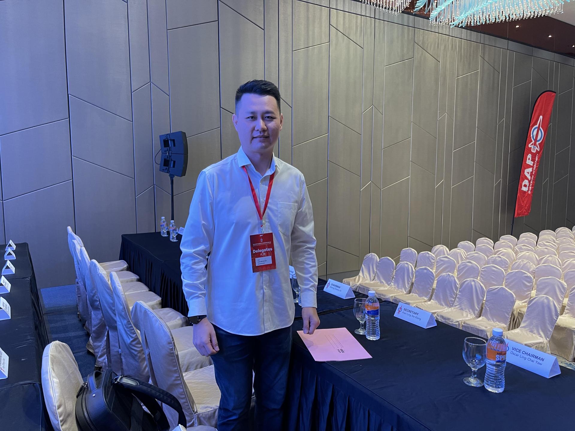 砂行动党秘书林思健律师。