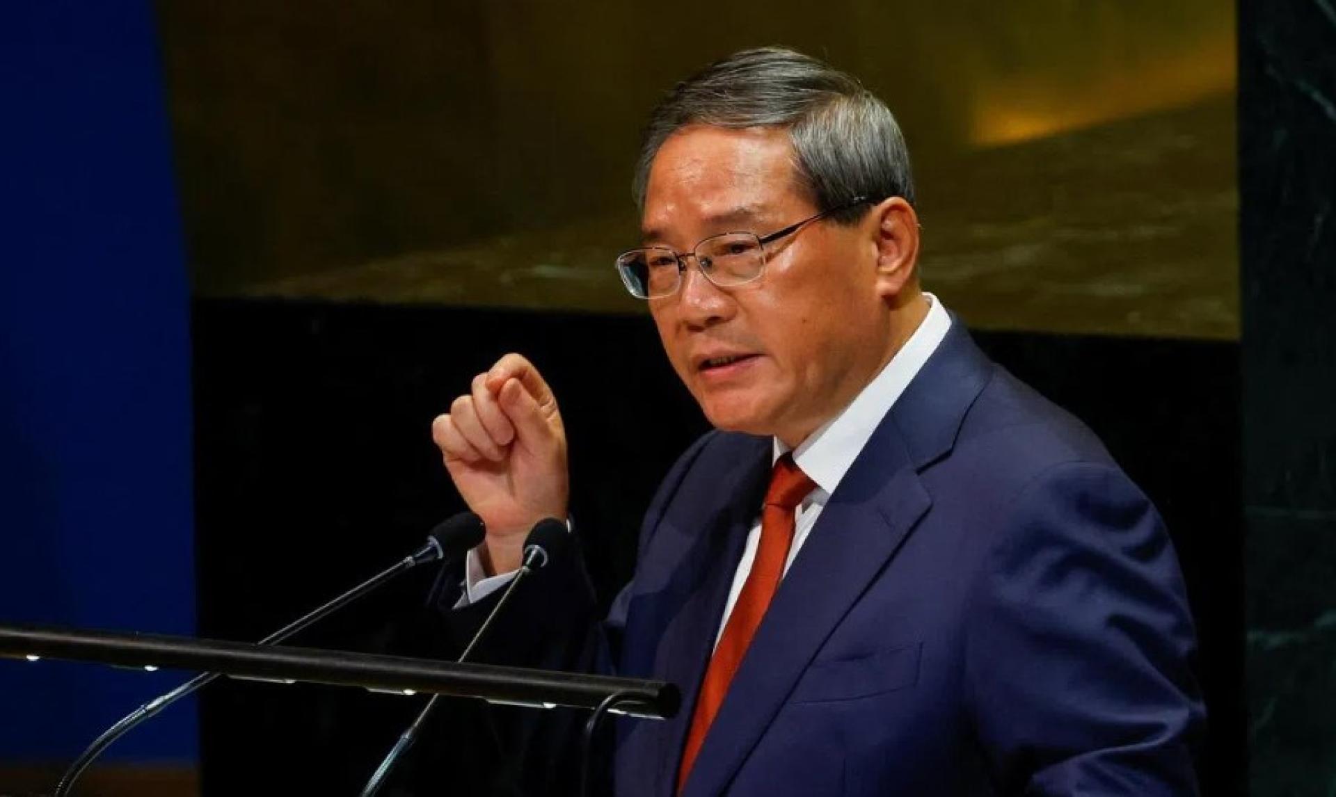 中国总理李强当地时间星期五（9月26日）在纽约联合国总部出席第80届联合国大会一般性辩论并发表讲话。