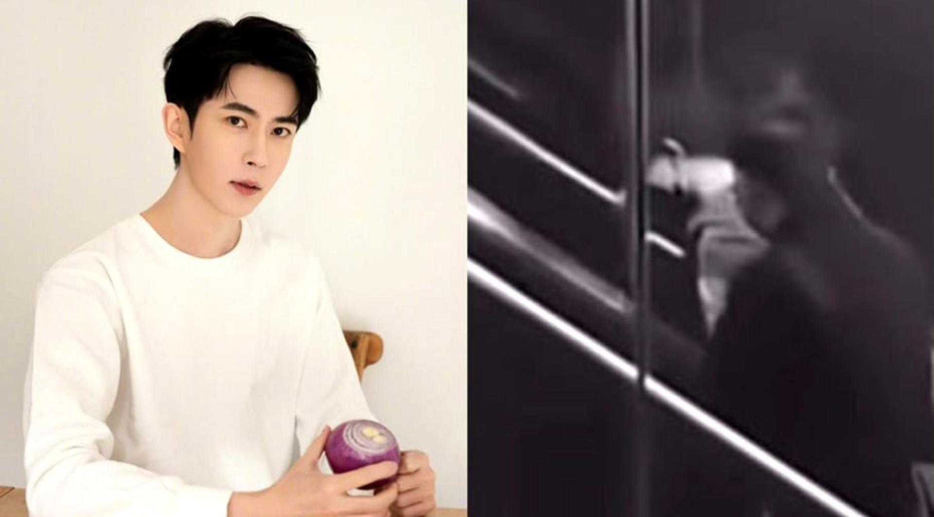于朦胧坠楼身亡，再度流出一段疑似他生前的“最新监视器画面”。