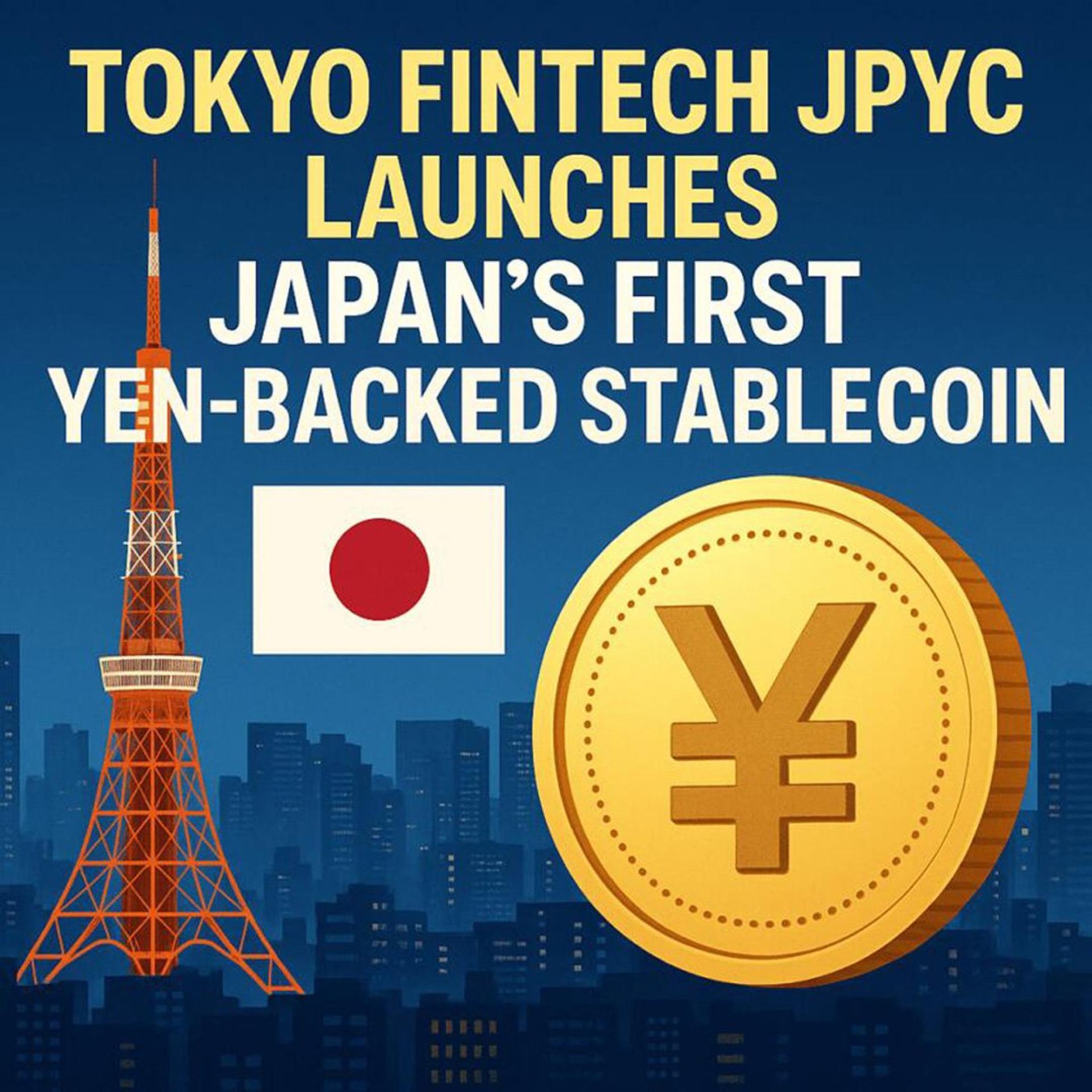 JPYC 27日称，这一代币可与日圆1:1等值兑换，以日本国内储蓄及日本政府债券（JGB）作为价值支撑。（示意图）
