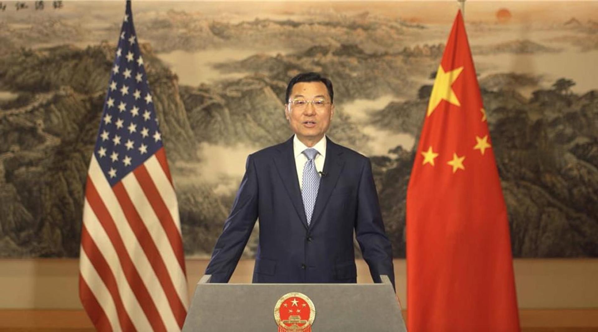 中国驻美大使谢锋说，中方提出的4条红线，希望美方不越界。