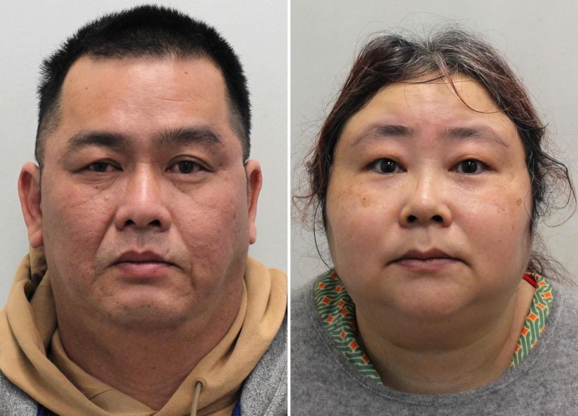 林成福（左图）和钱志敏（右图）各被判4年11个月和11年8个月监禁。