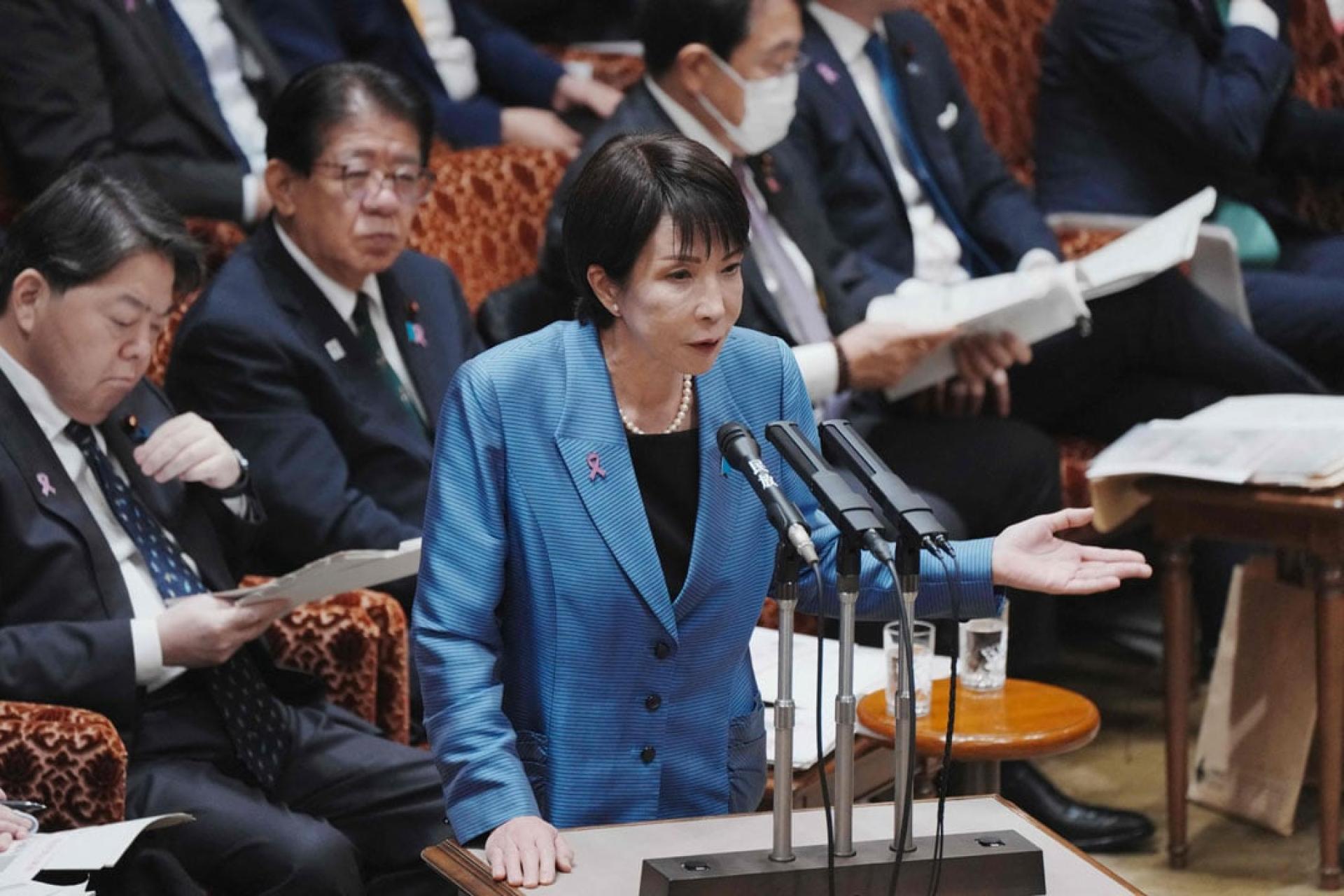 日本首相高市早苗。