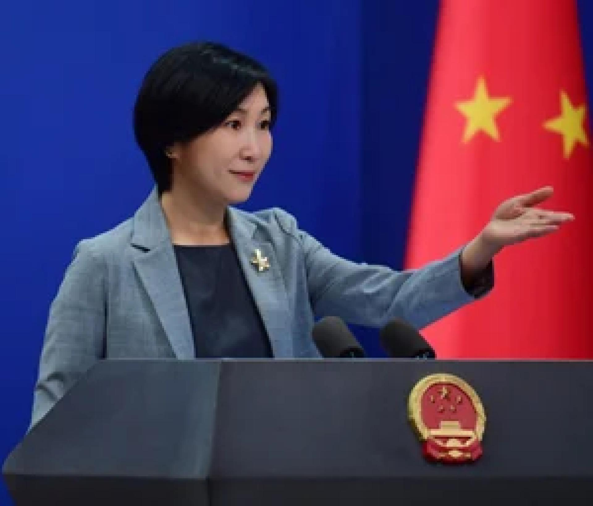 中国外交部发言人毛宁。（档案照）