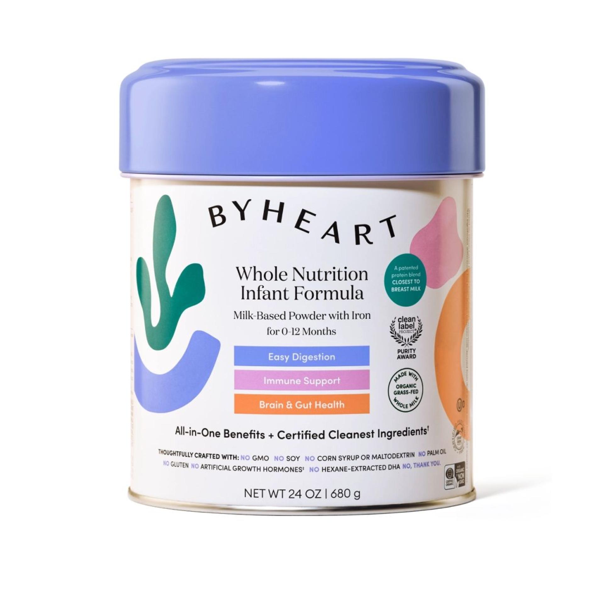 被召回的召回ByHeart全营养婴儿配方奶粉