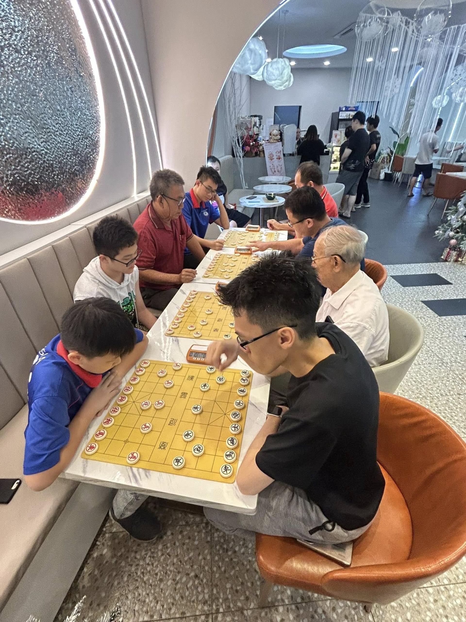 比赛进行中。