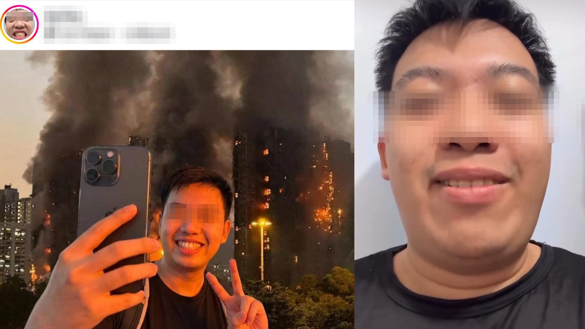 网红Kenny竟在社交媒体发布争议影片，声称伤亡者因“罪孽深重”，遭遇火灾是“应有报应”，引发全城震怒和围歼。