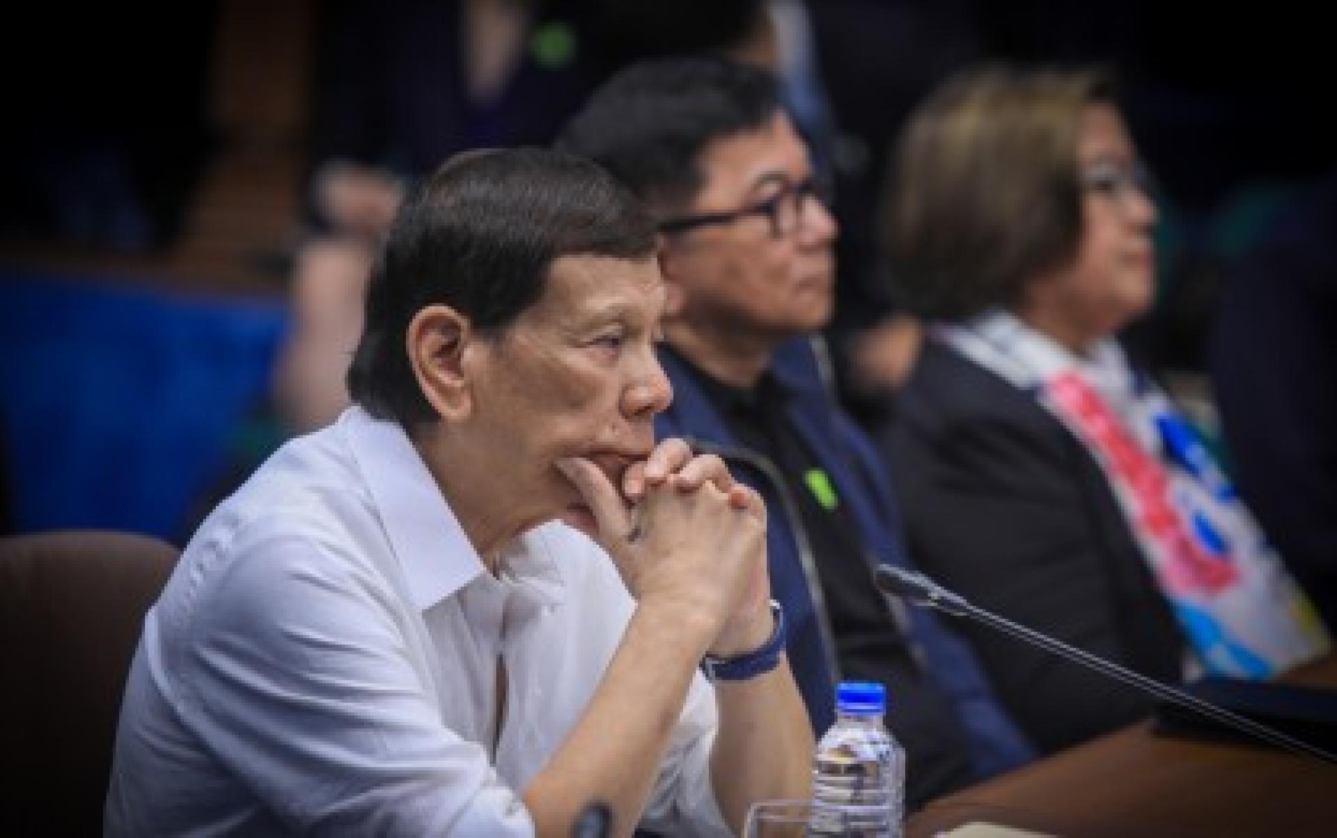 菲律宾前总统罗德里戈杜特尔特。（档案照）