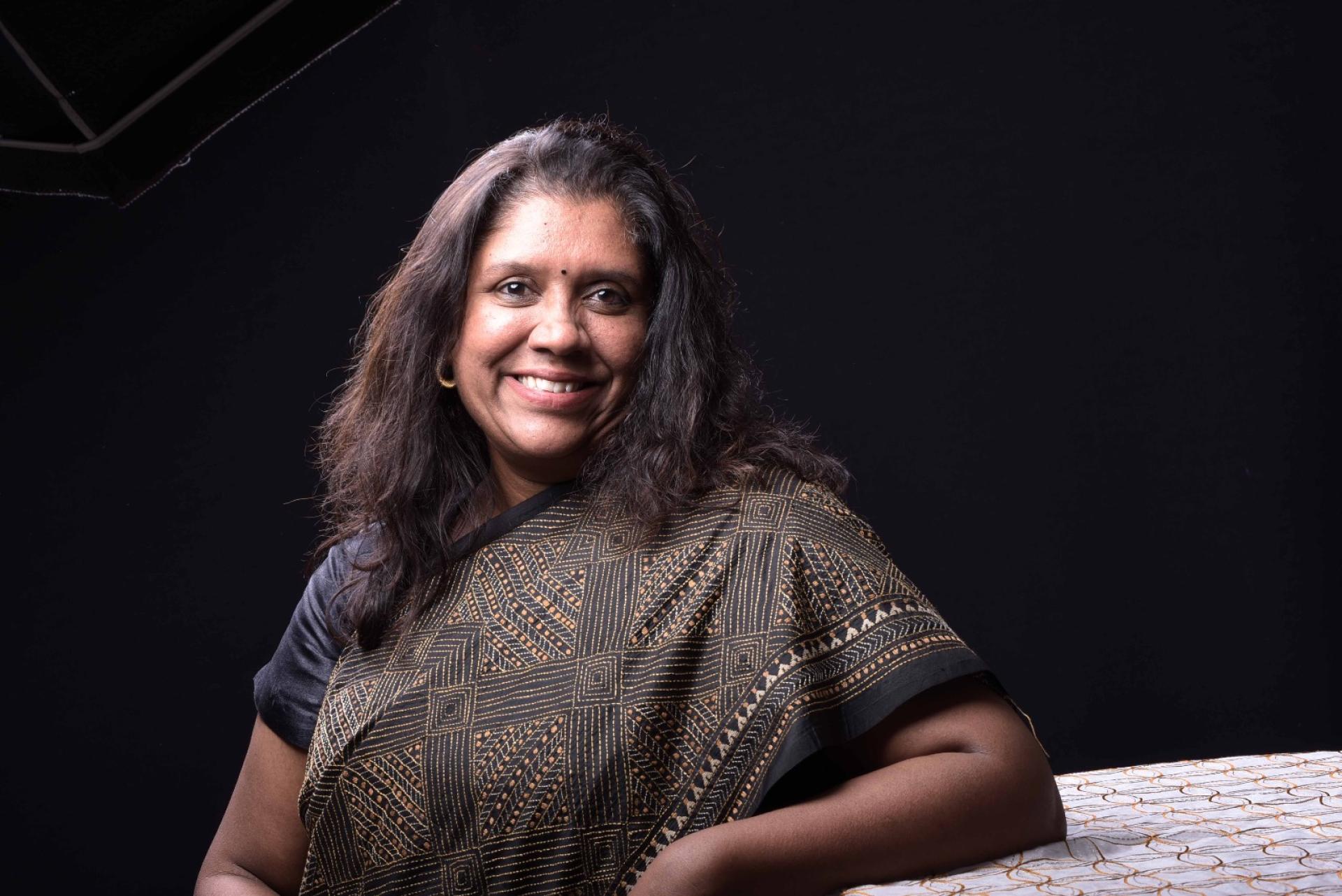 其中一名讲师Aparna Jaishankar 的近照。