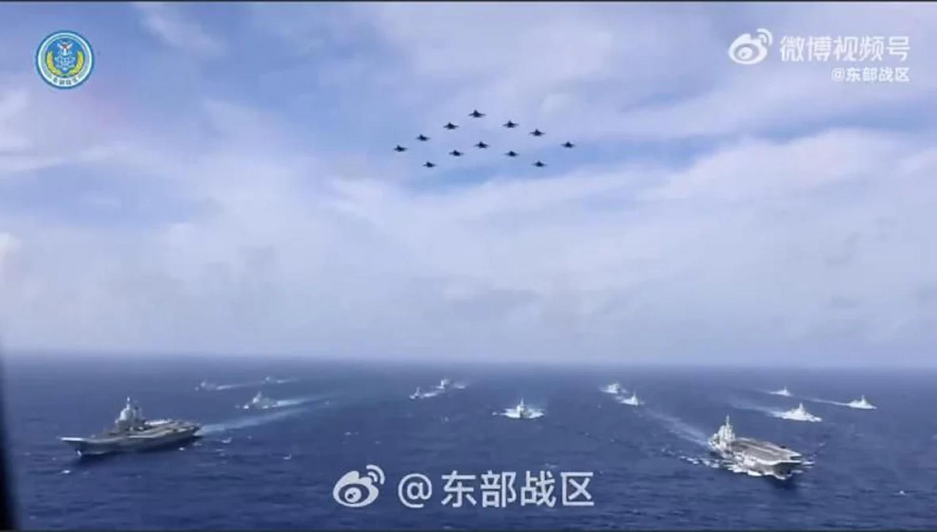 解放军东部战区2025年1月1日一早即发布一则《中国人》MV，MV有许多解放军各种演训包括去年对台军演的画面。