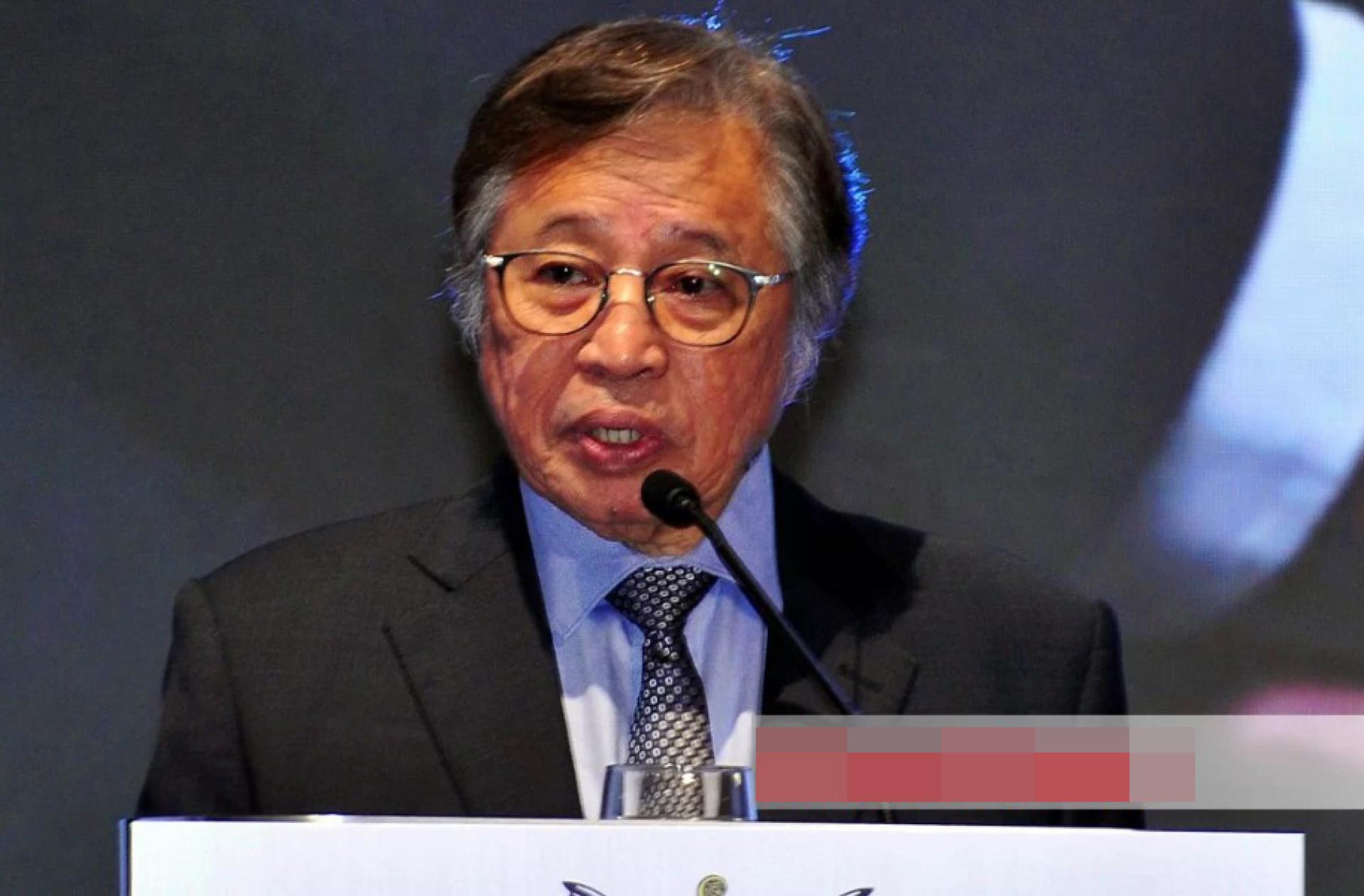 砂拉越总理拿督巴丁宜丹斯里阿邦佐哈里。