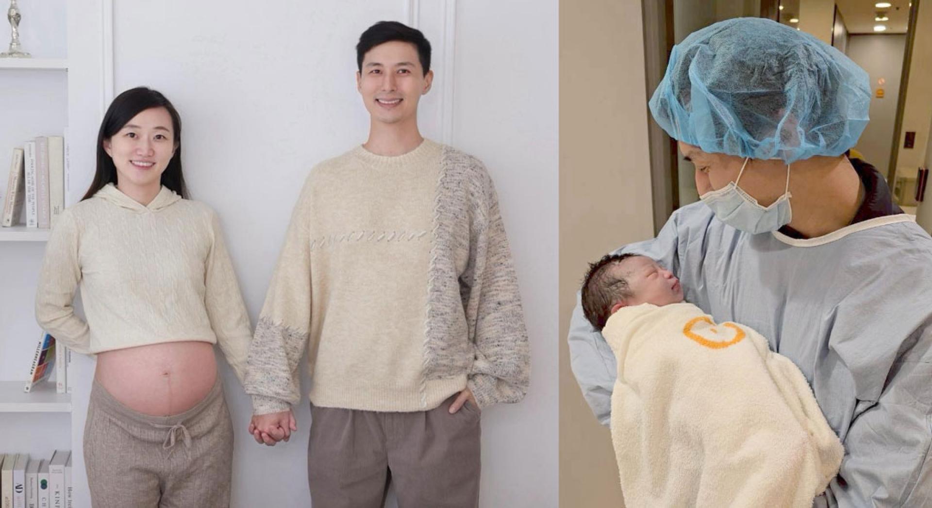 严爵夫妇喜迎千金。
