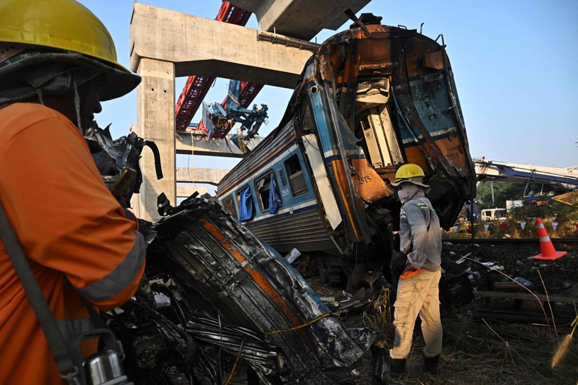呵叻府起重机倒塌事故已造成至少32人死亡。