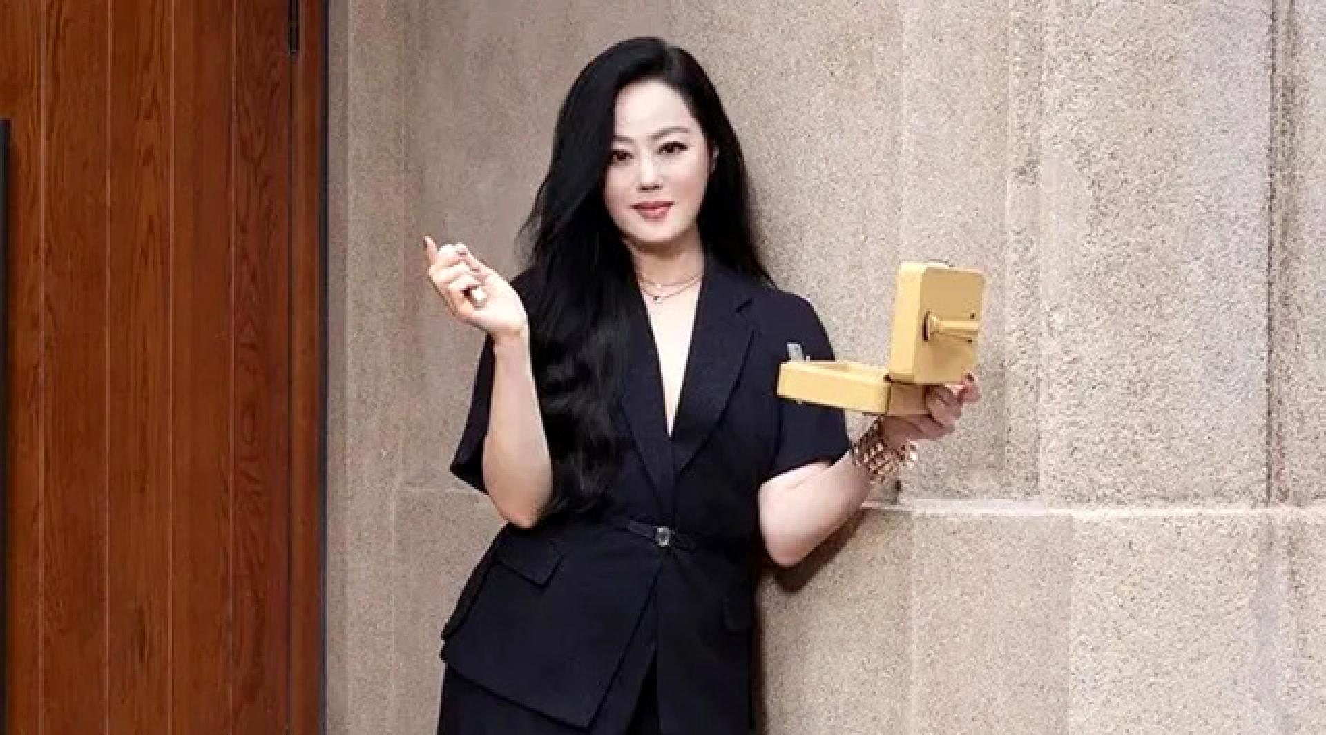 章小蕙对于时尚、服装搭配有独到眼光。