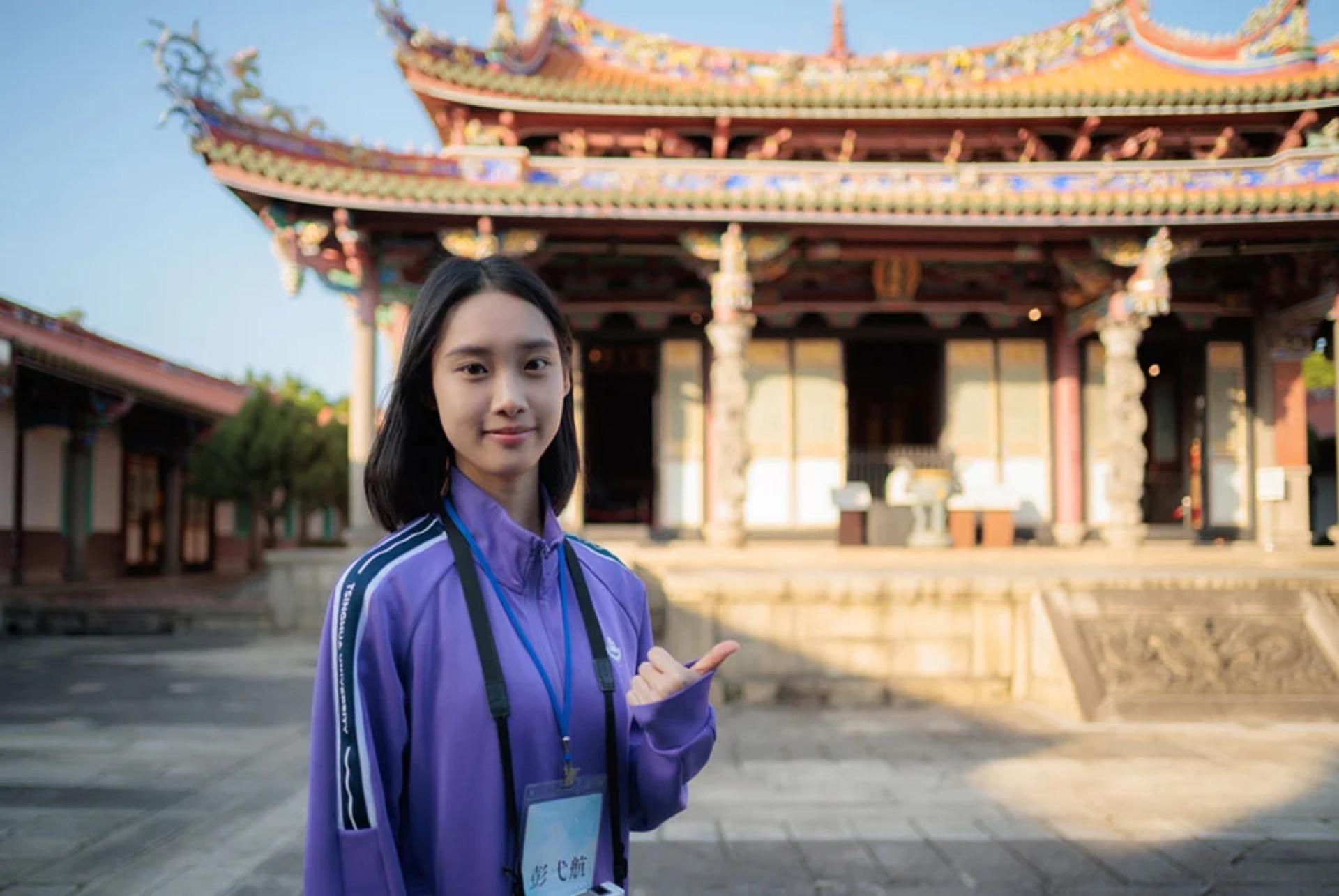 彭弋航访台期间引发媒体追访，备受两岸网民关注。
