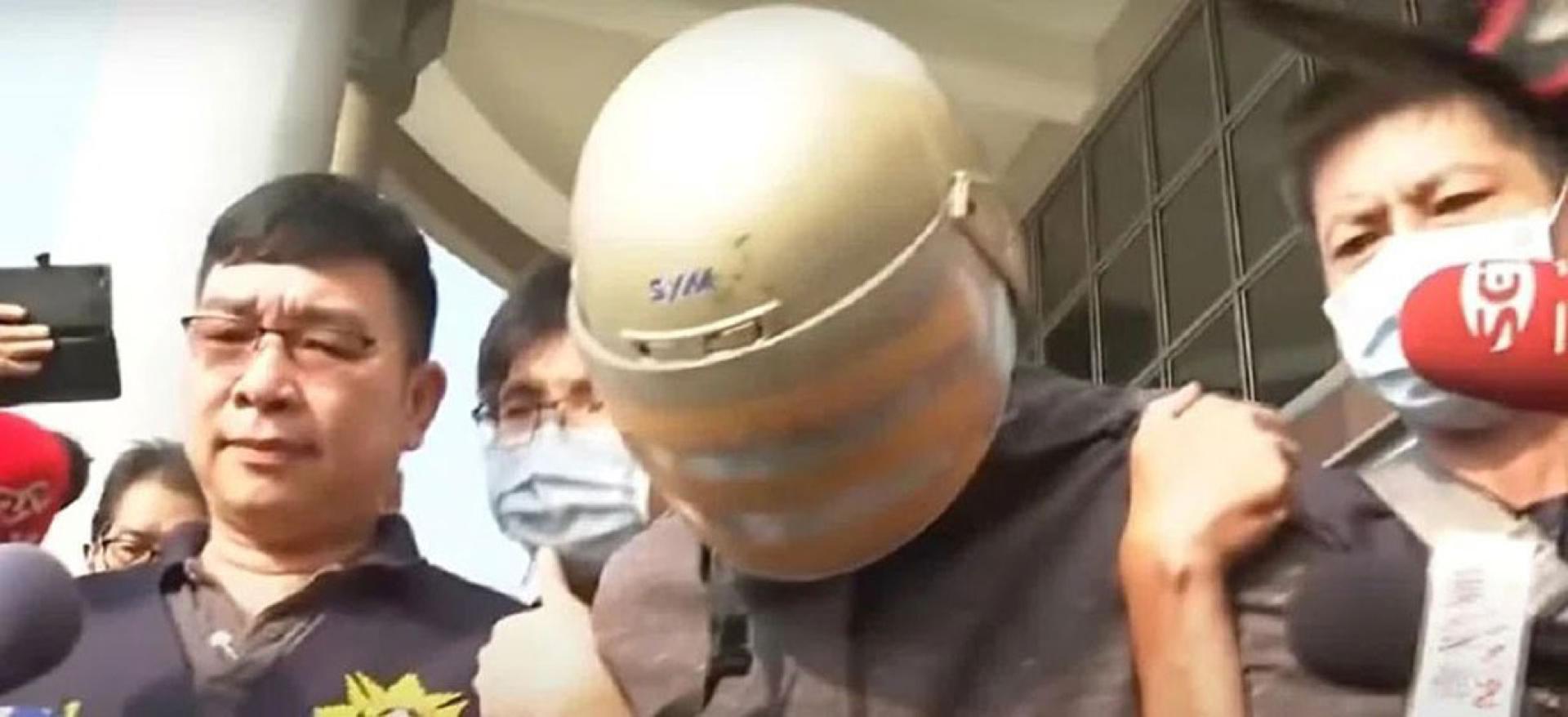 高雄高等法院更二审最终改判梁育志（中）无期徒刑，使本案出现重大逆转，惟全案仍可上诉。（档案照）